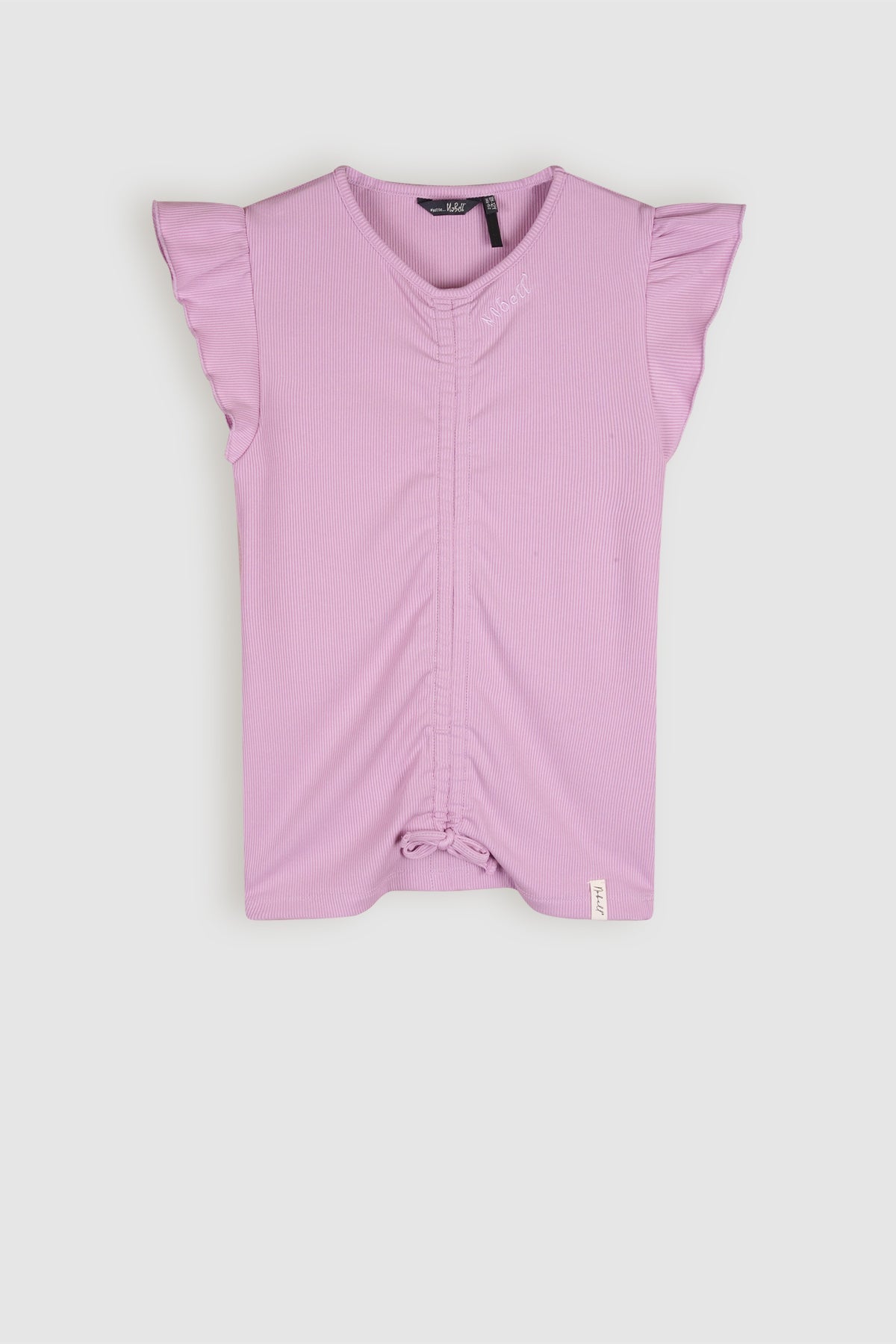 Krisp Rib Tshirt Roze