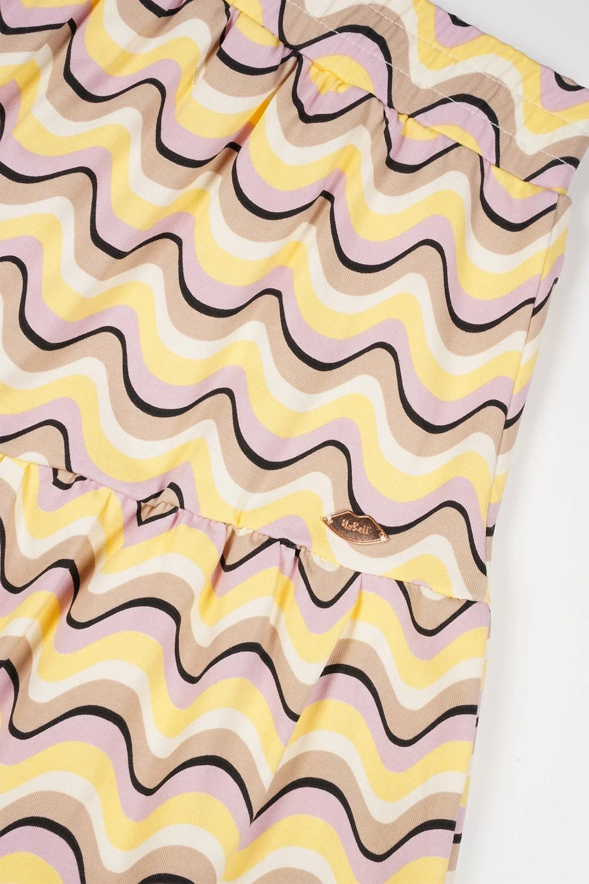 Nunu Geprinte Rok Geel