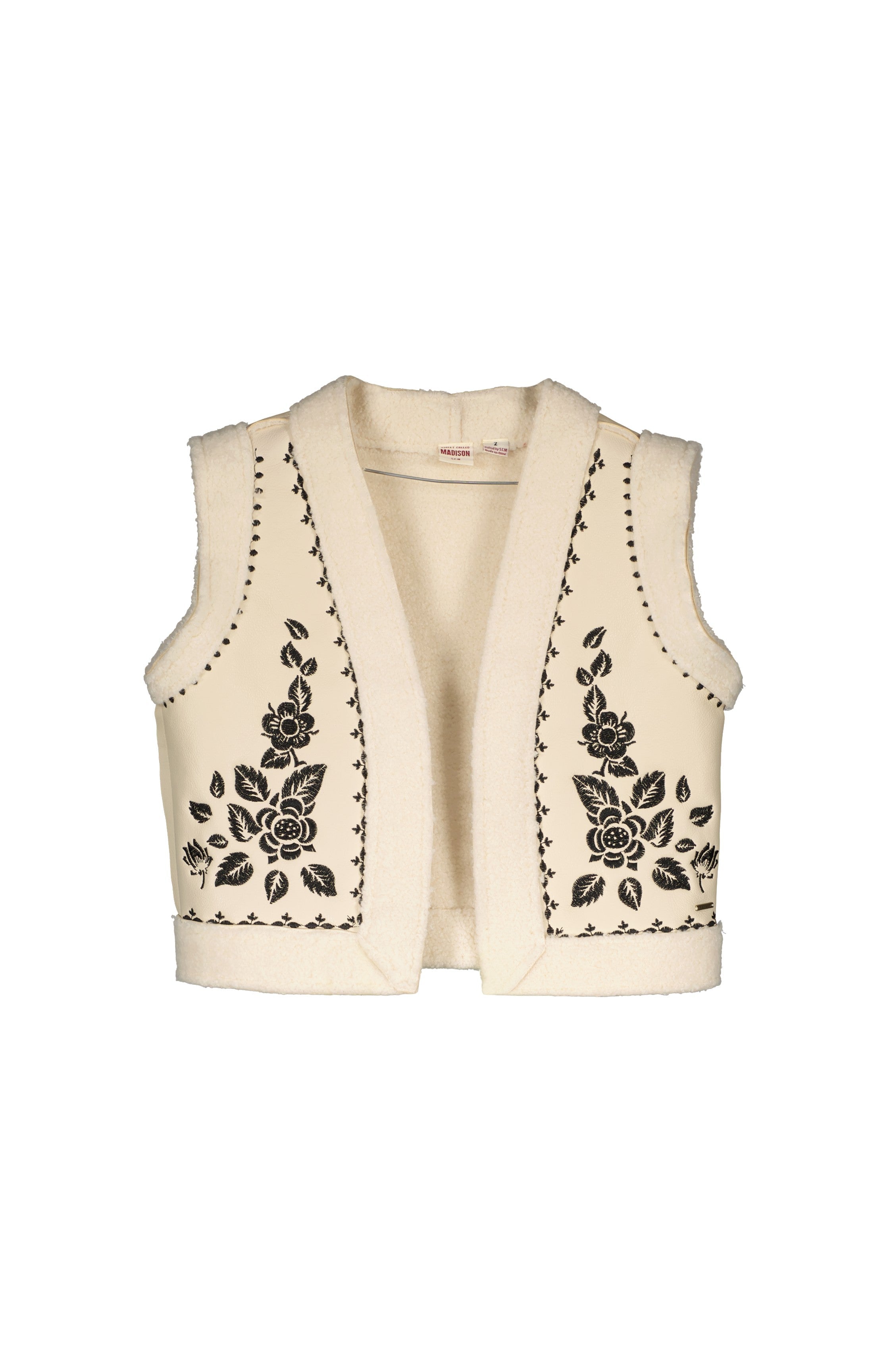 Gilet Teddy Crema