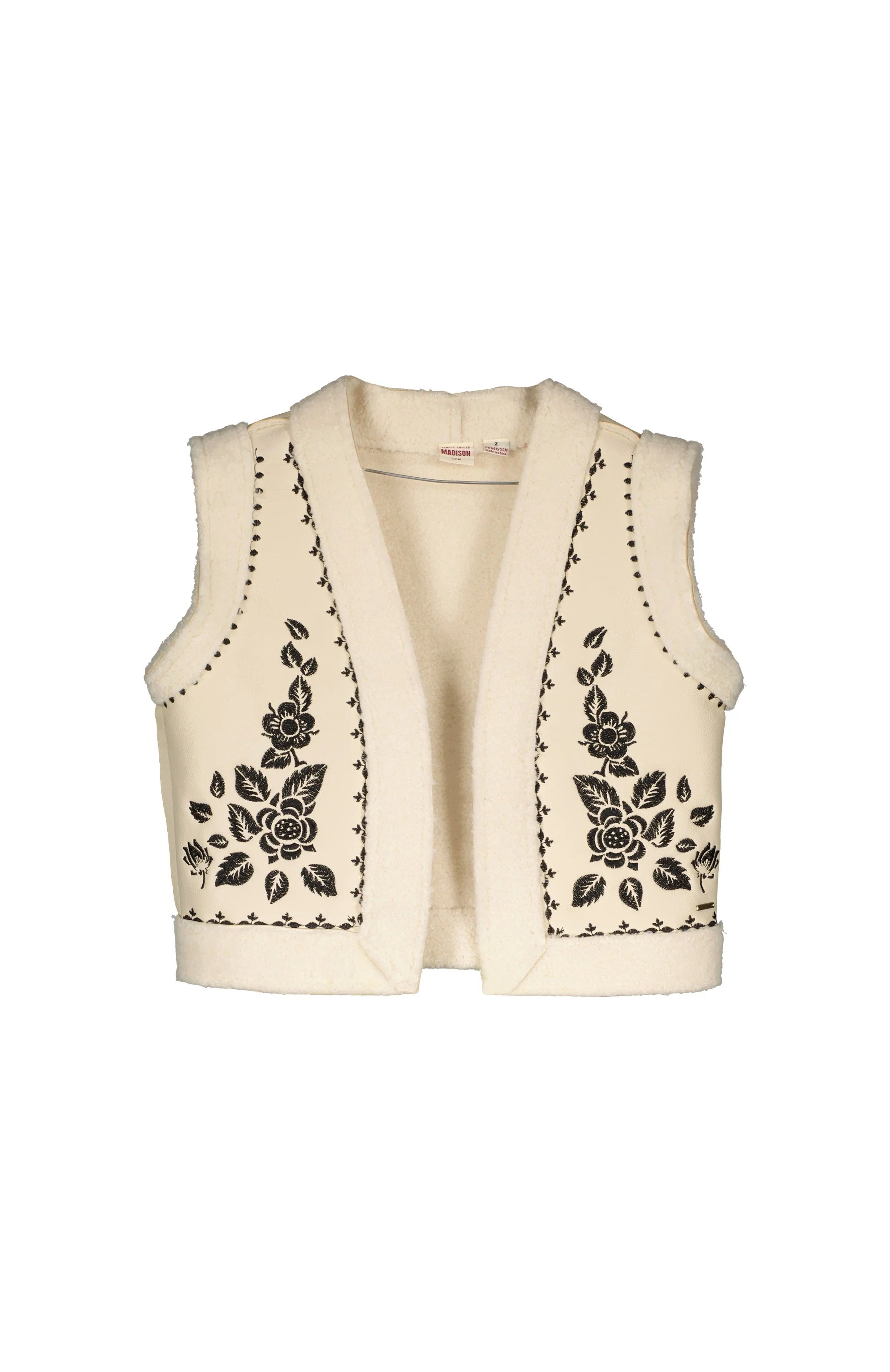 Gilet Teddy Crema
