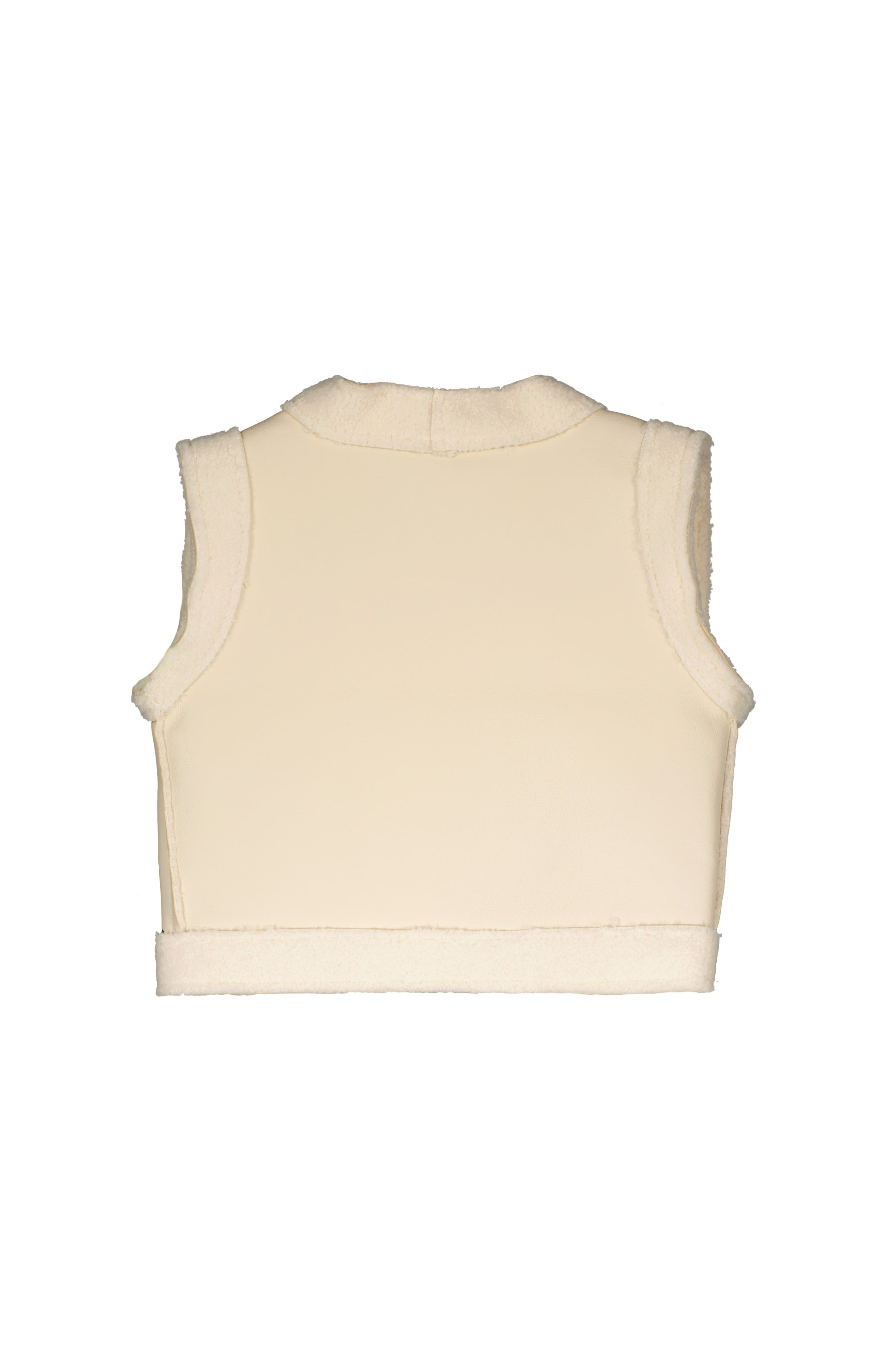 Gilet Teddy Crema