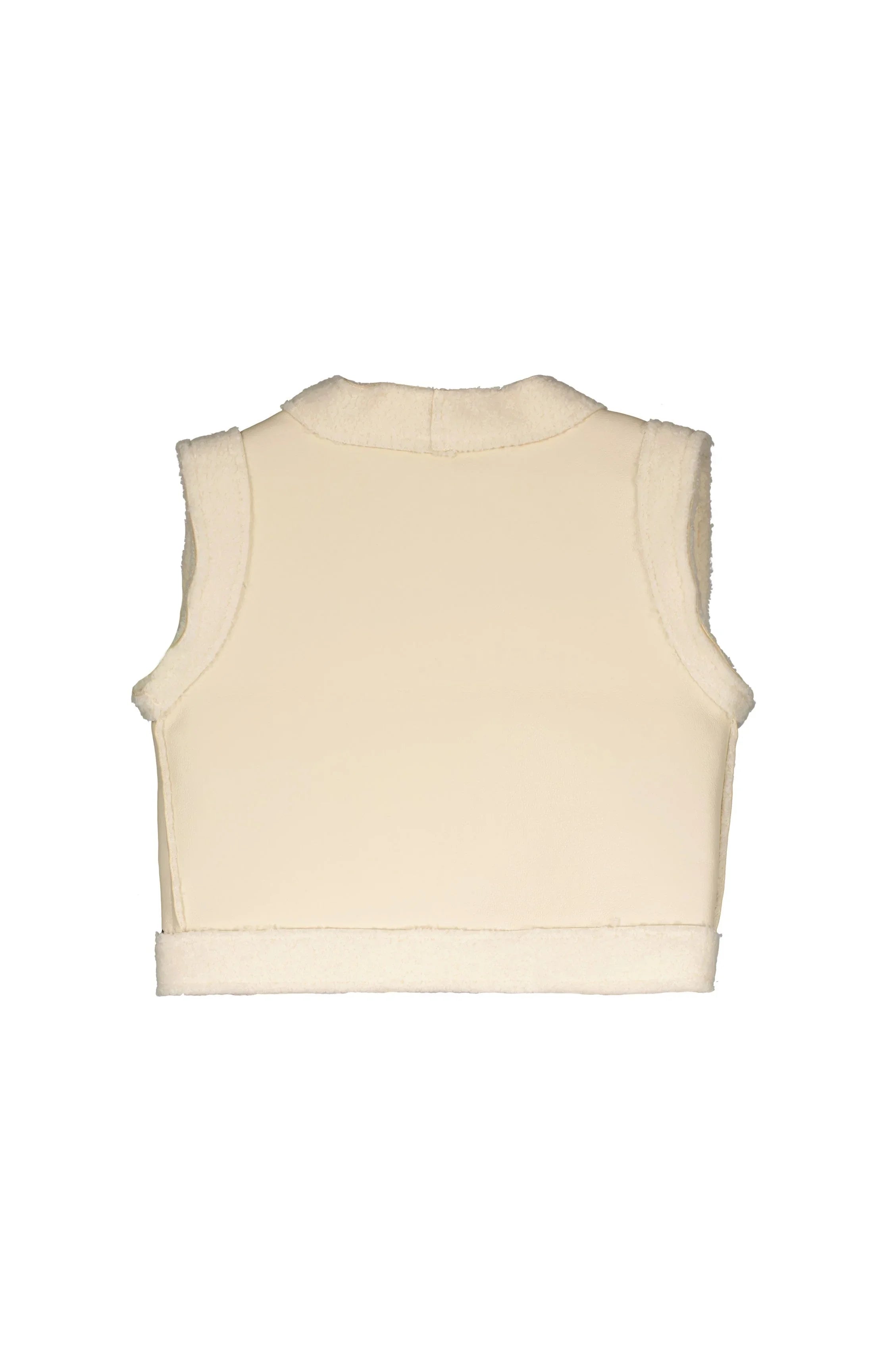 Gilet Teddy Crema