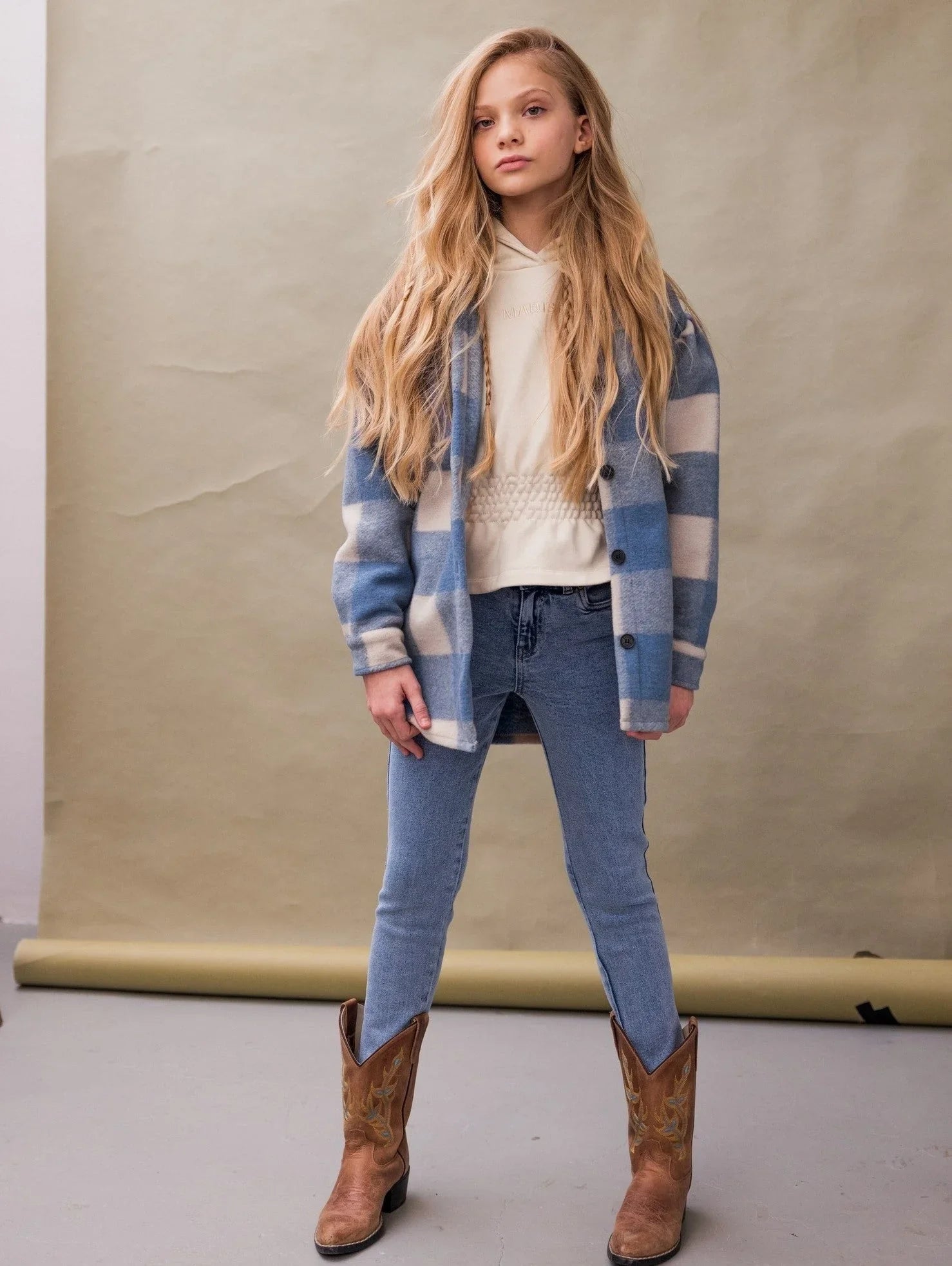 Overshirt Wooly Blue