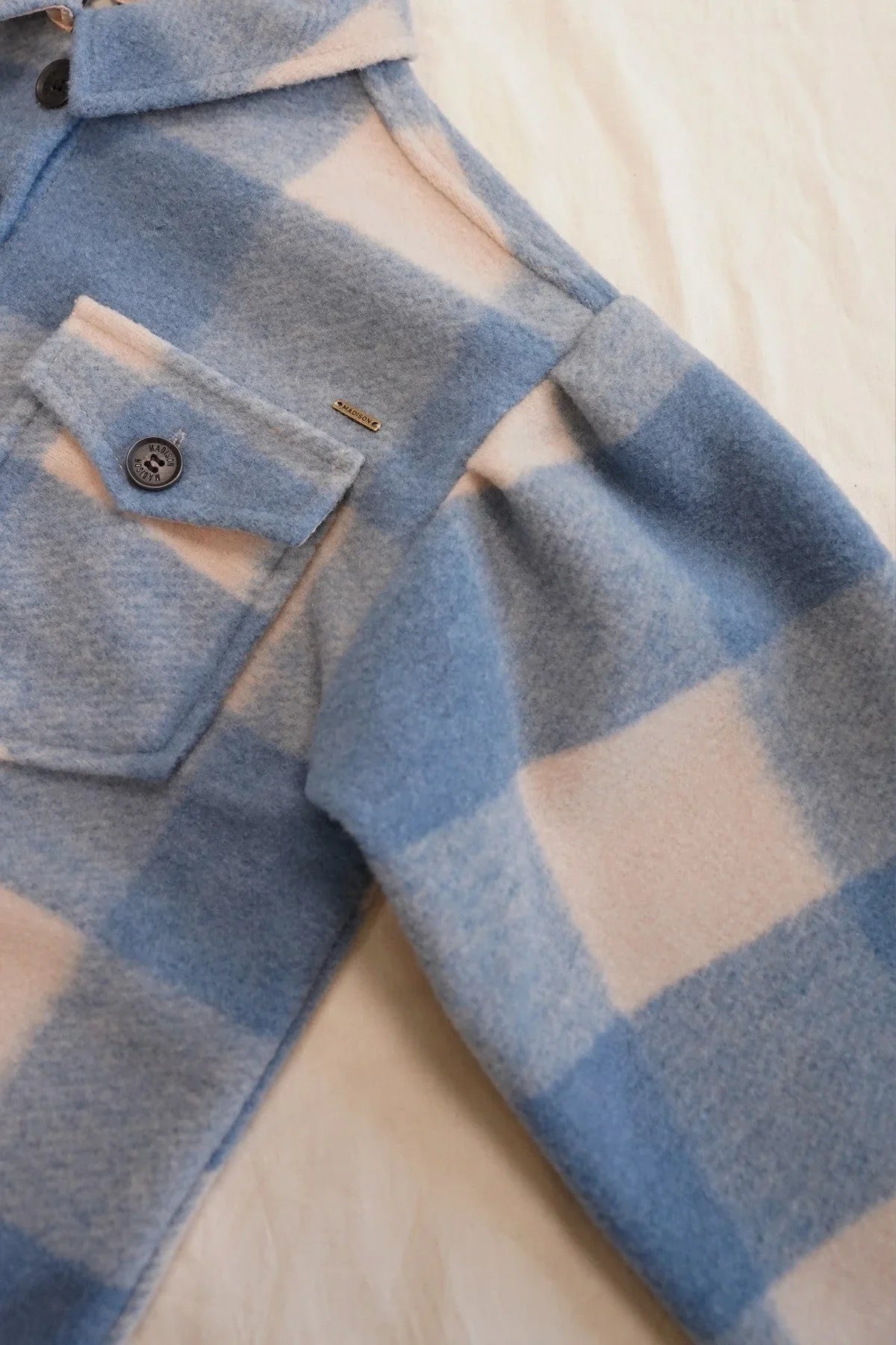 Overshirt Wooly Blue