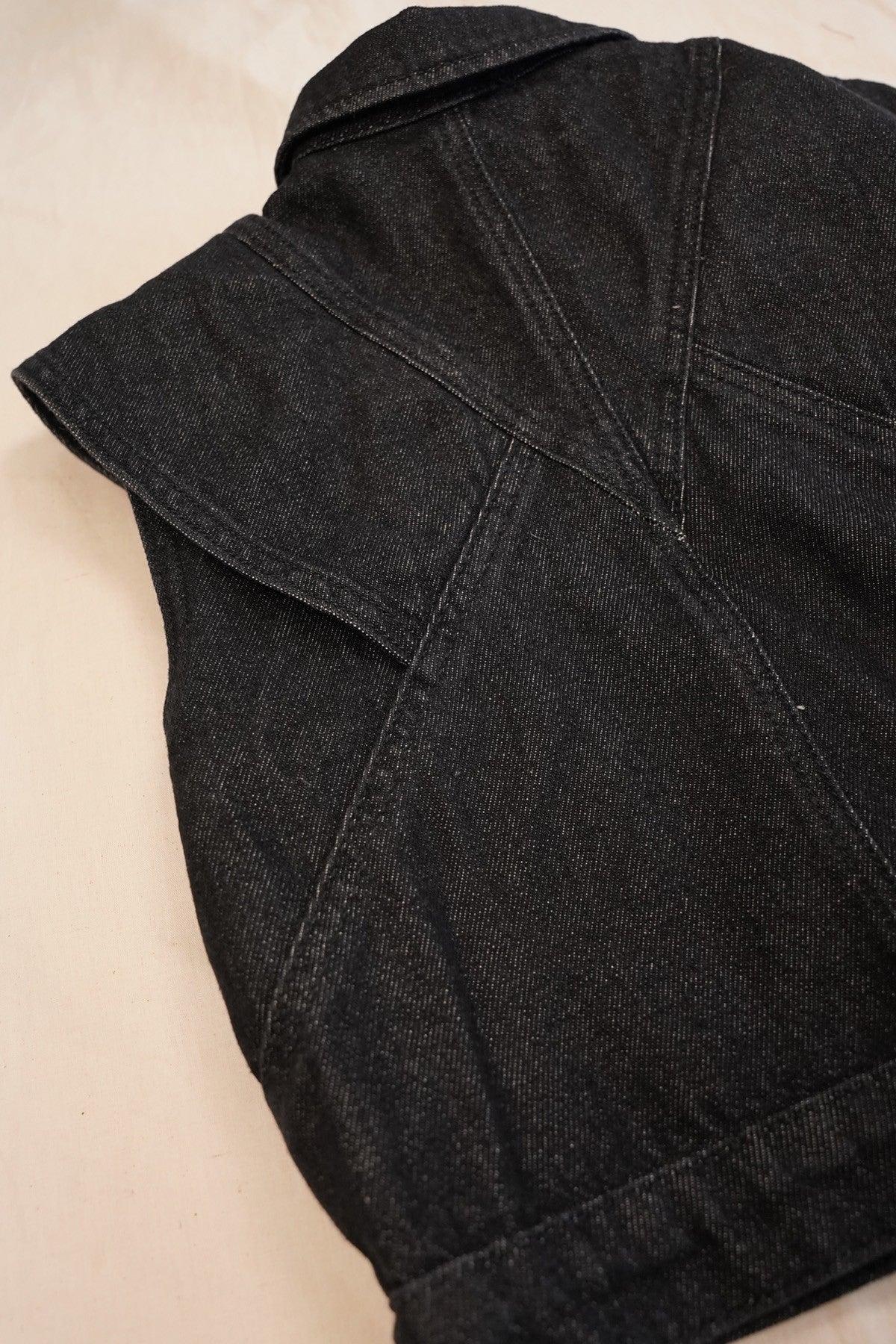 Gilet Fox Black Denim