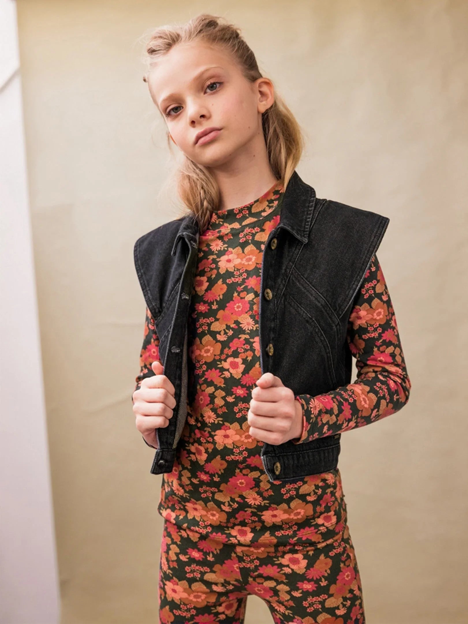 Gilet Fox Black Denim