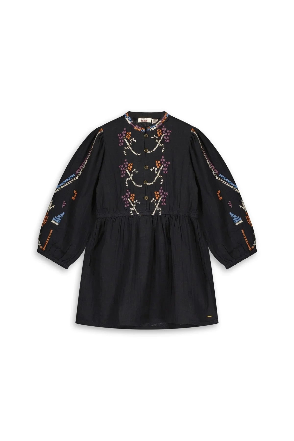 Luna Double Face Embr Dress Sedona