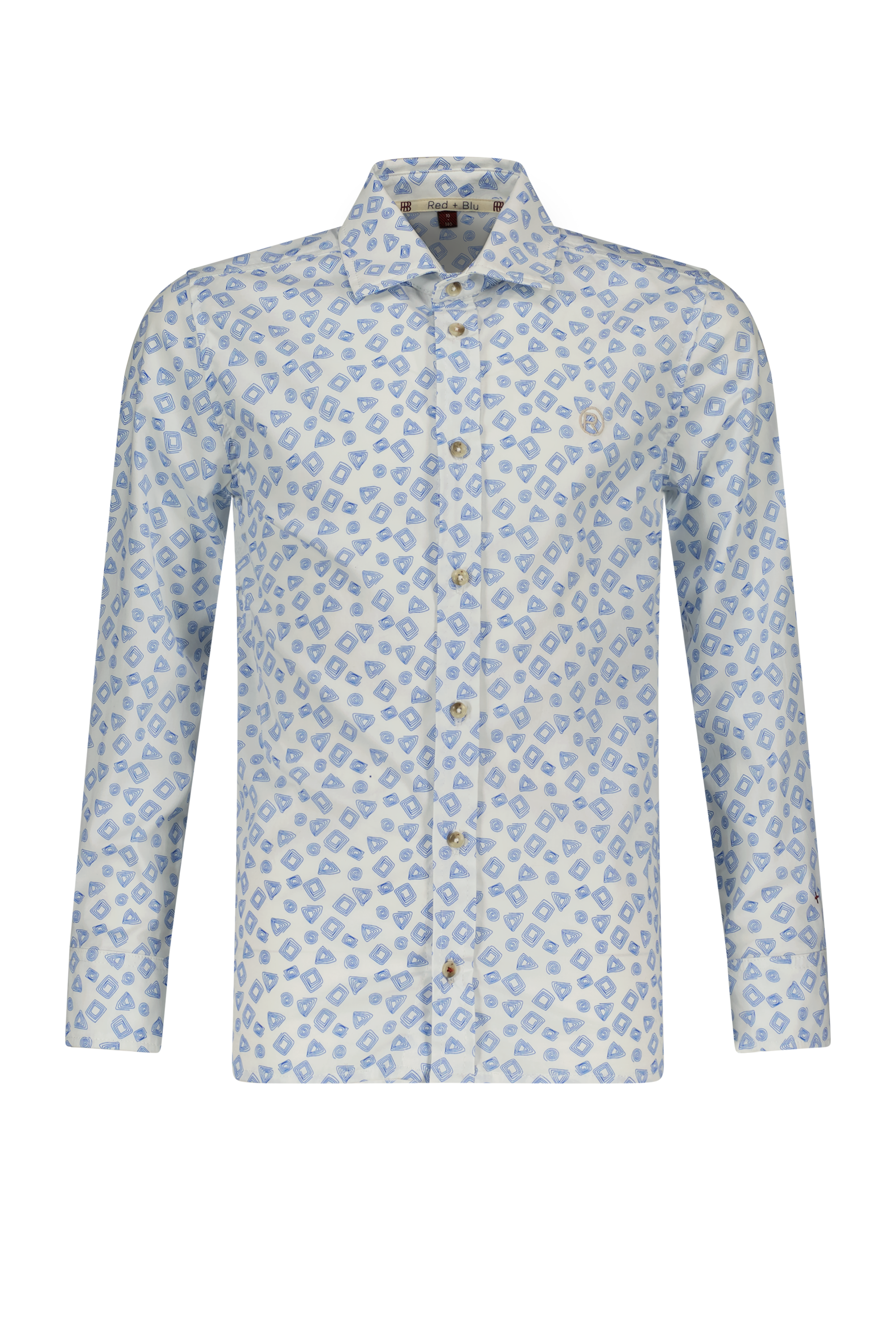 Red+blue boys shirt BAS