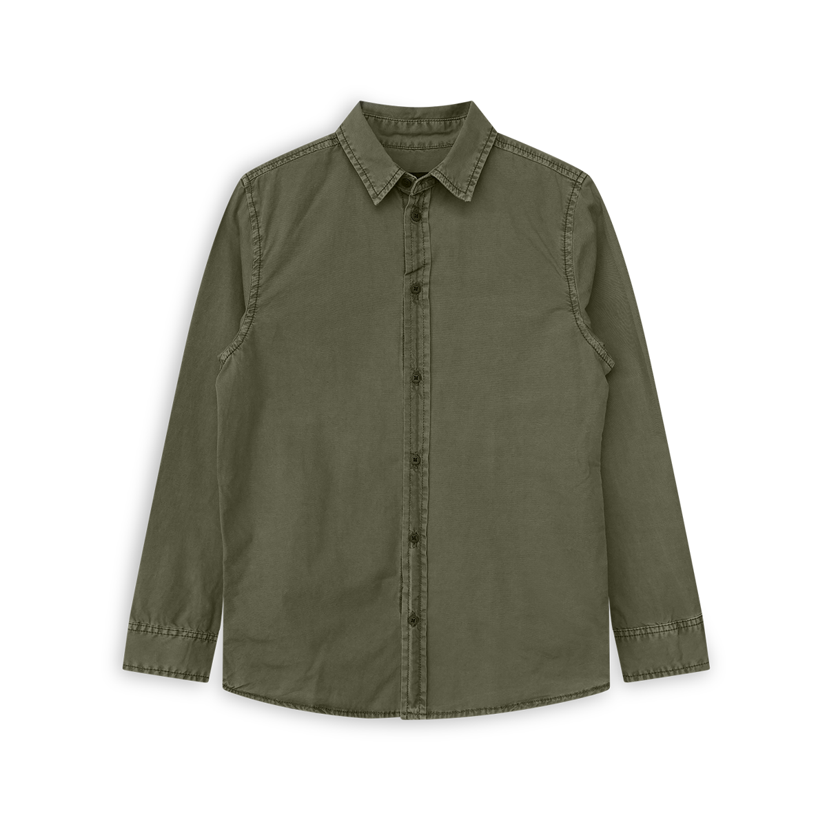 717 Overhemd Khaki Green