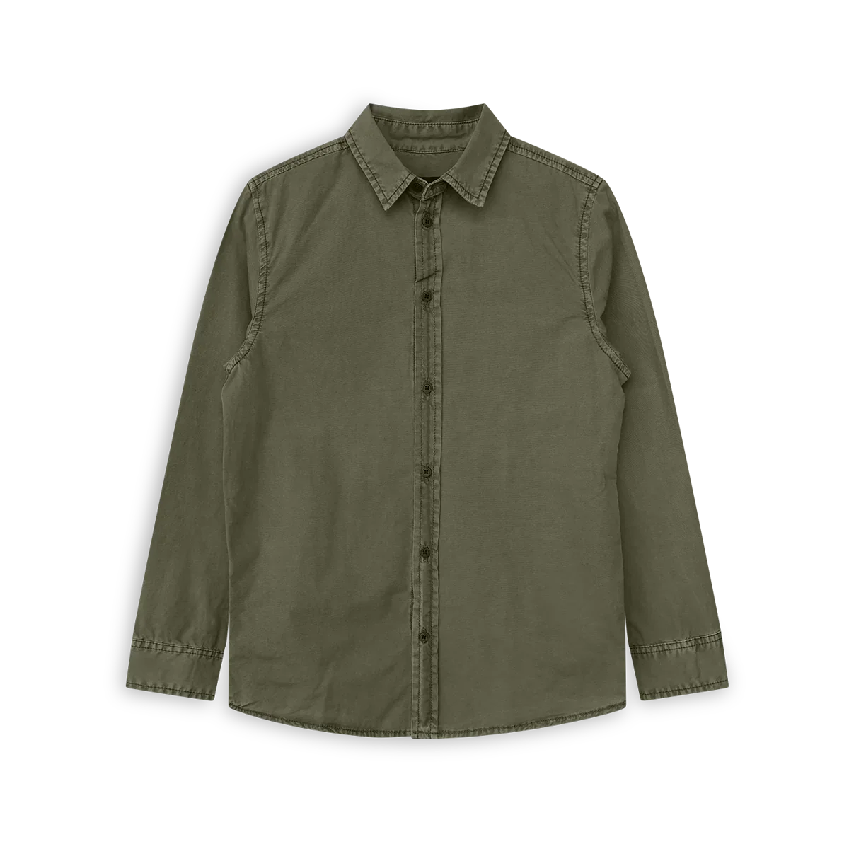 717 Overhemd Khaki Green