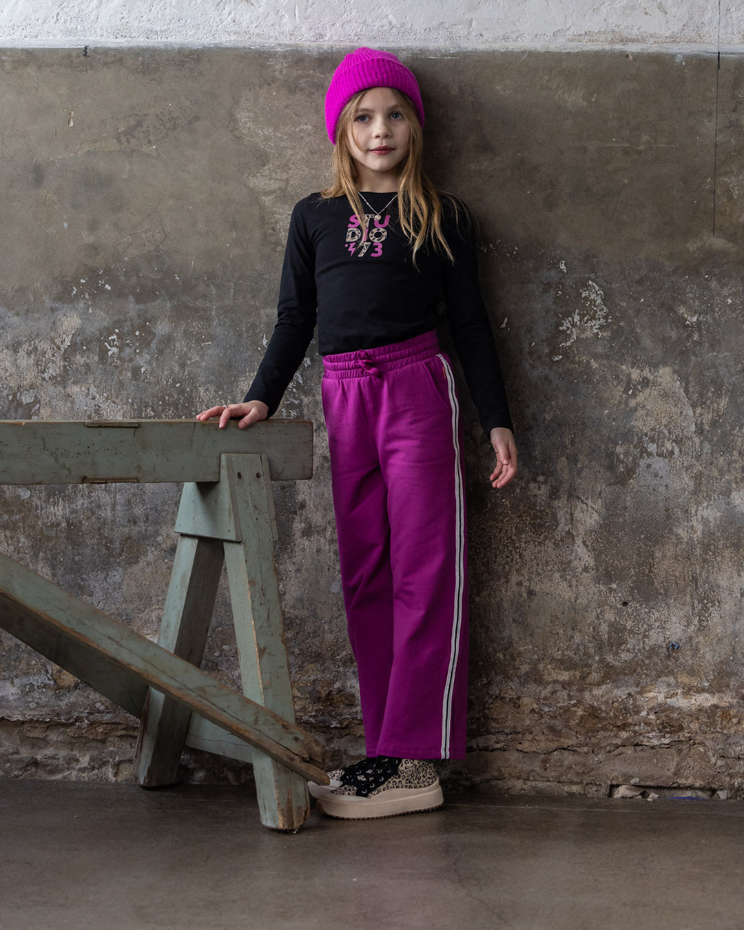 T-Shirt Lange Mouw Linde Zwart - TYGO&vito