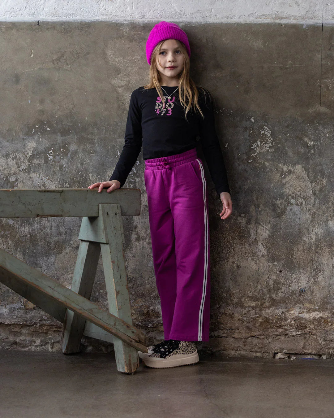 T-Shirt Lange Mouw Linde Zwart - TYGO&vito