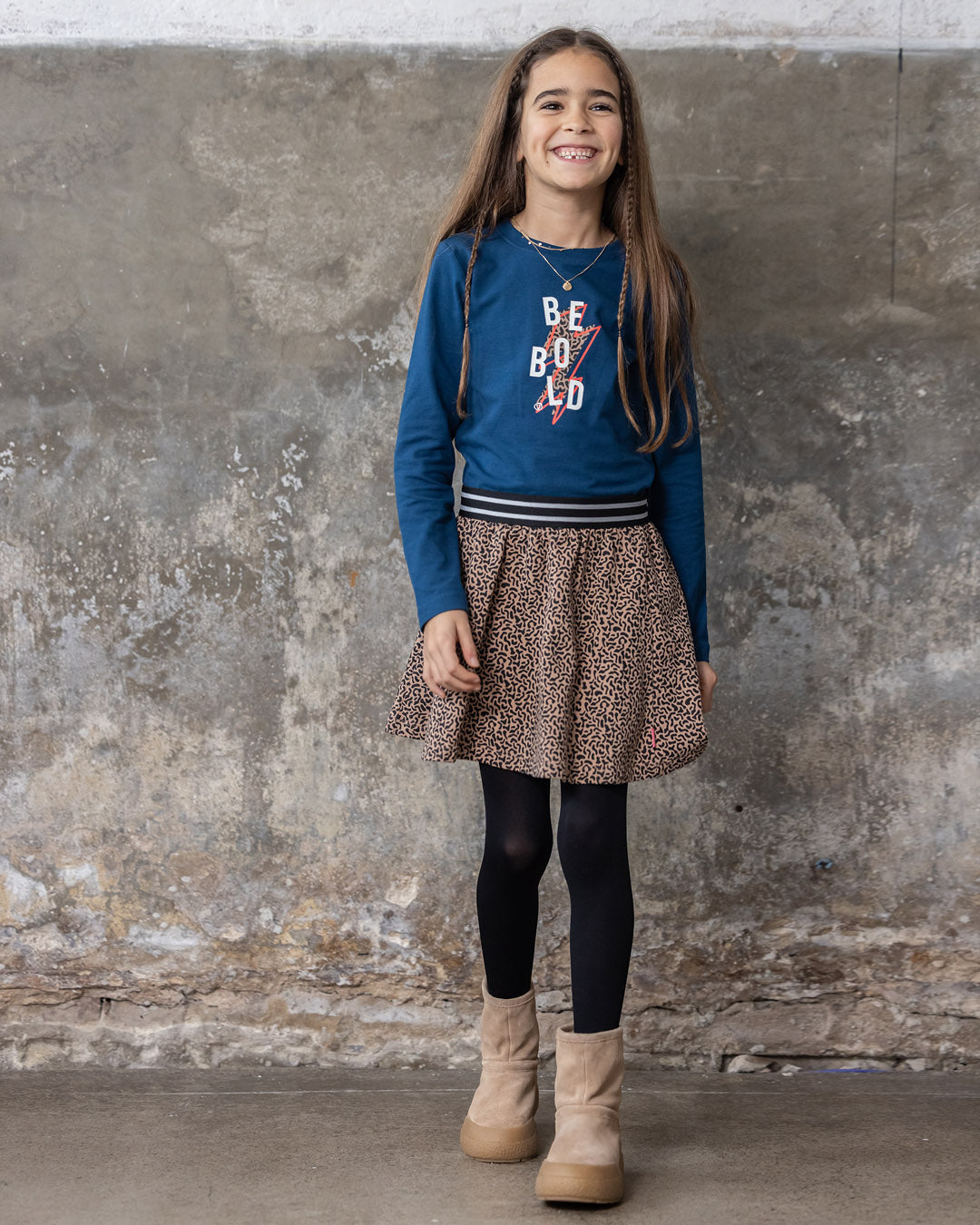 T-Shirt Lange Mouw Linde Blauw - TYGO&vito