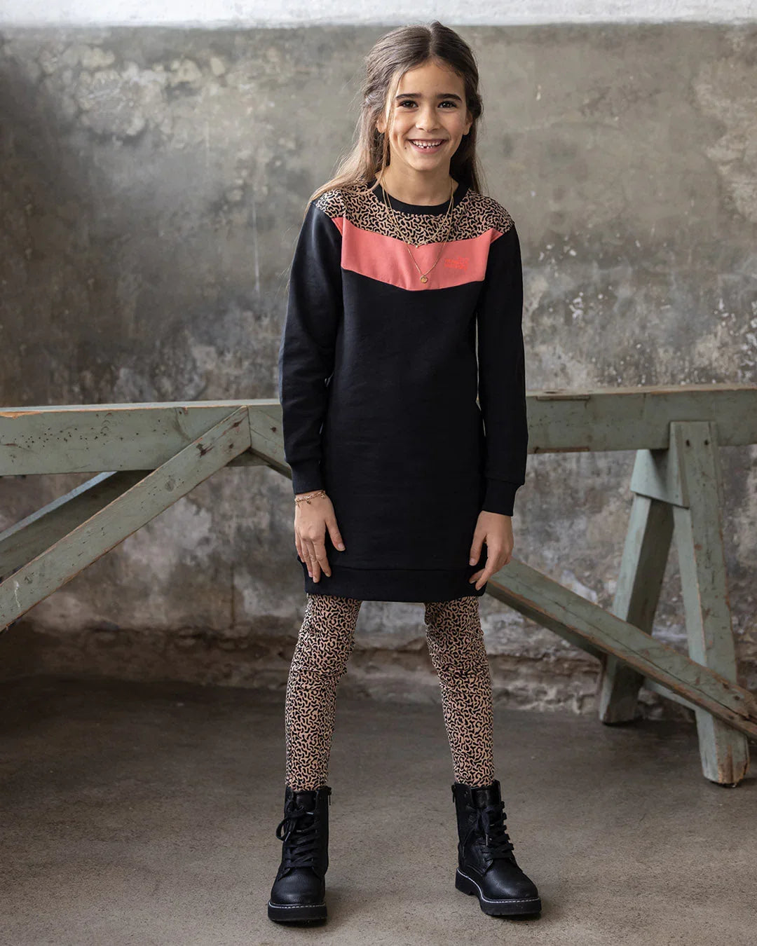 Legging All-Overprint Penny Camel - TYGO&vito