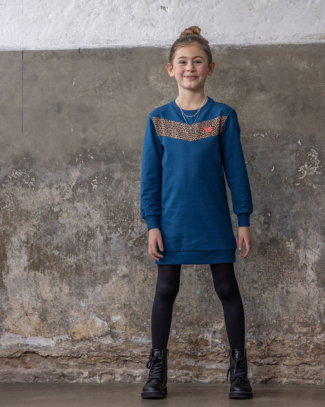 Sweat Jurk Demi Sporty Blauw - TYGO&vito