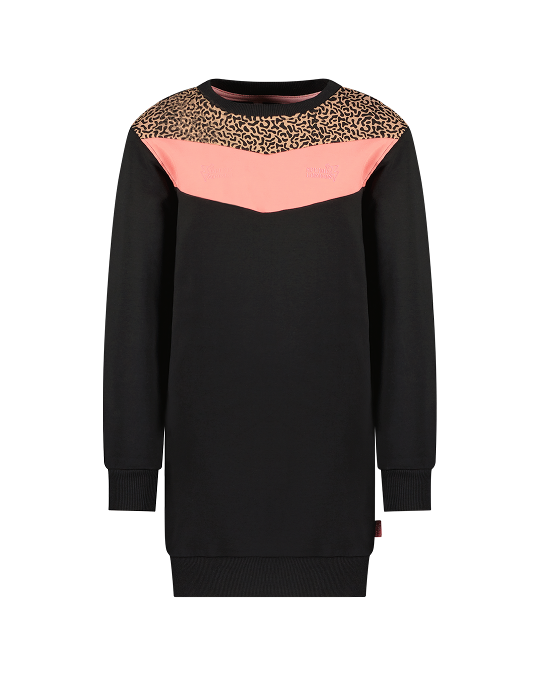 Sweat Jurk Demi Zwart - TYGO&vito