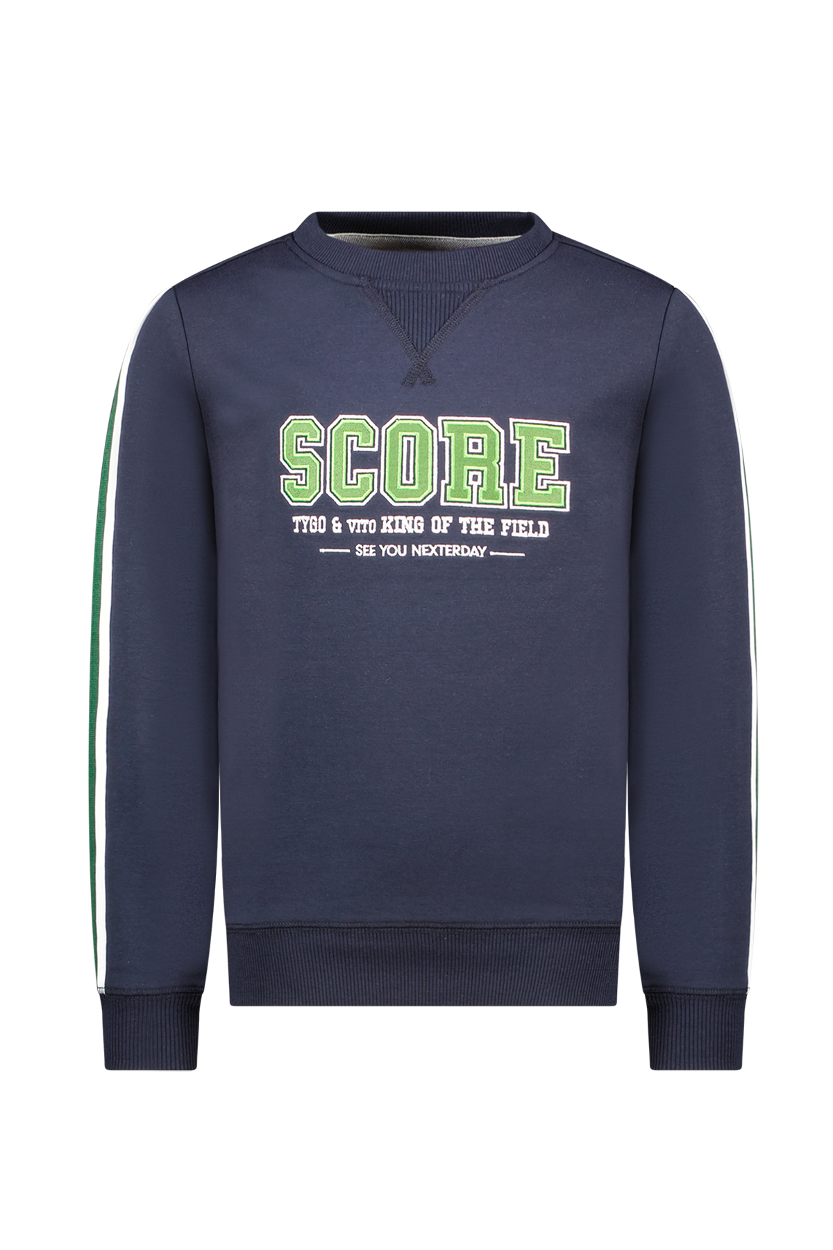 Sweater Sam Donker Blauw - TYGO&vito