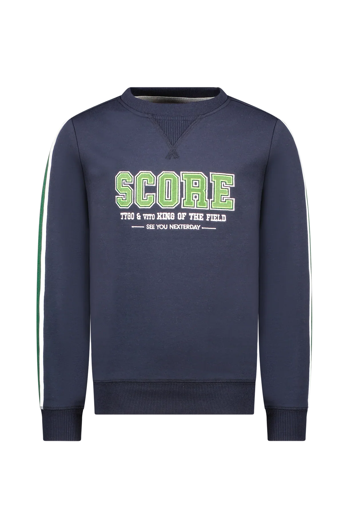 Sweater Sam Donker Blauw - TYGO&vito