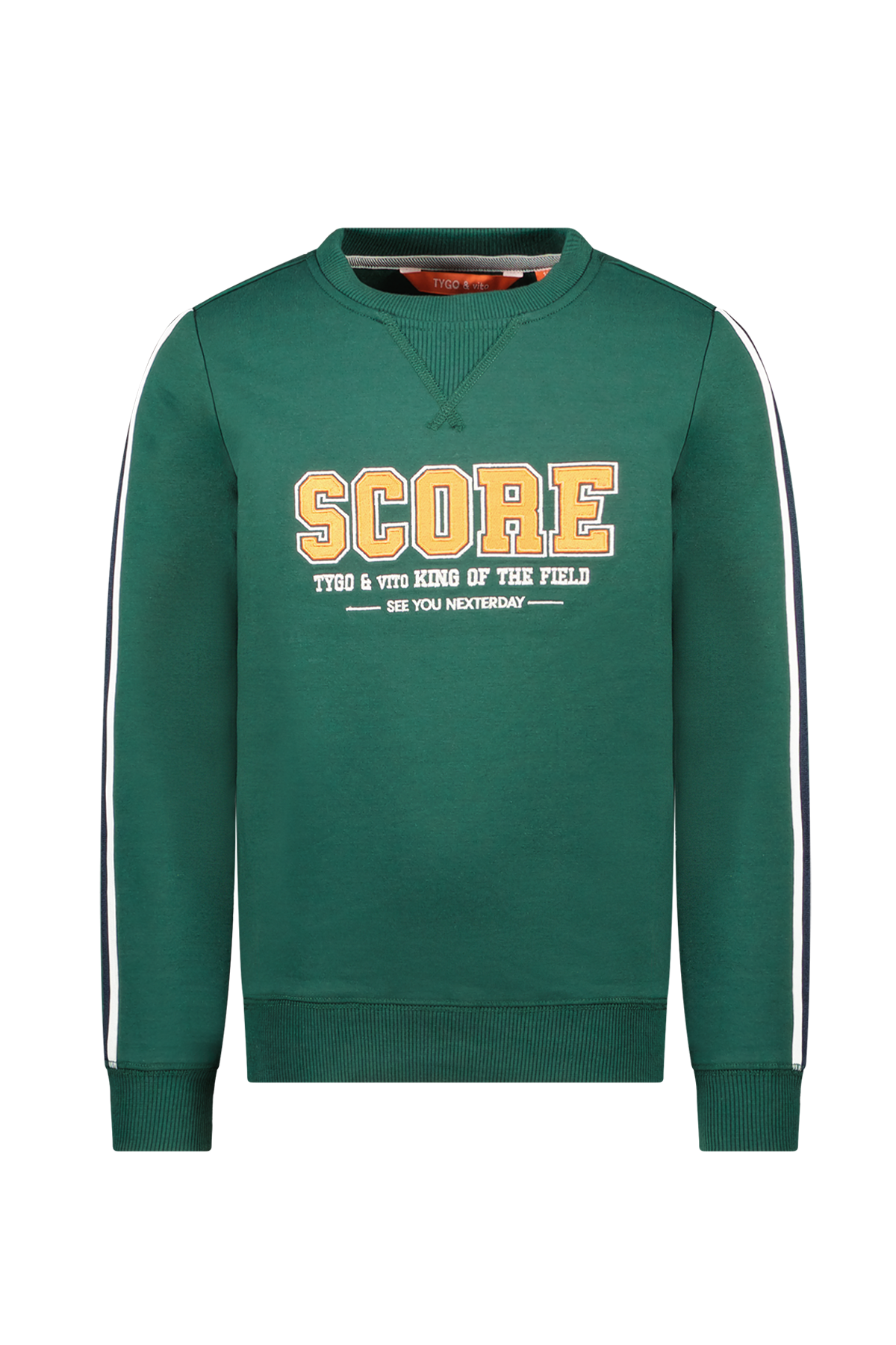 Sweater Sam Donker Groen - TYGO&vito