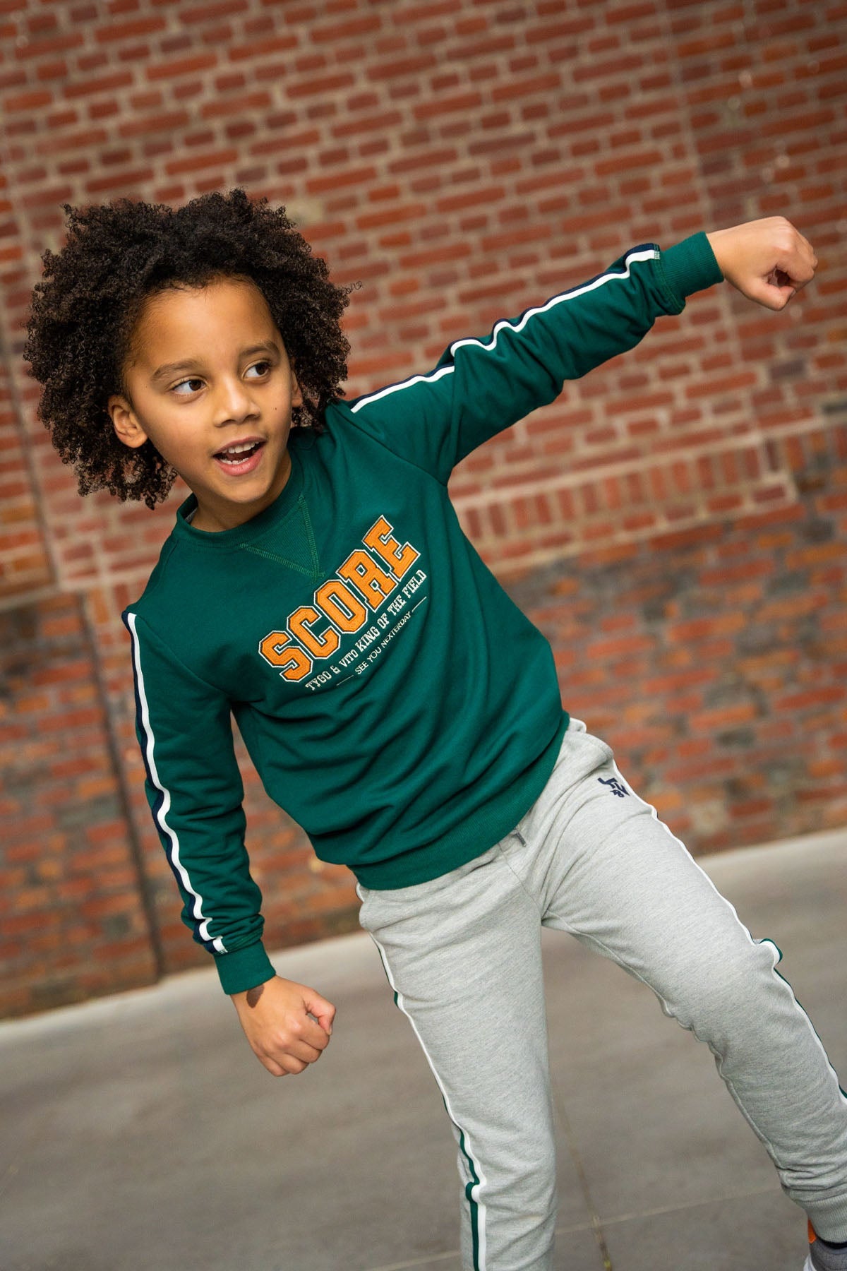 Sweater Sam Donker Groen - TYGO&vito