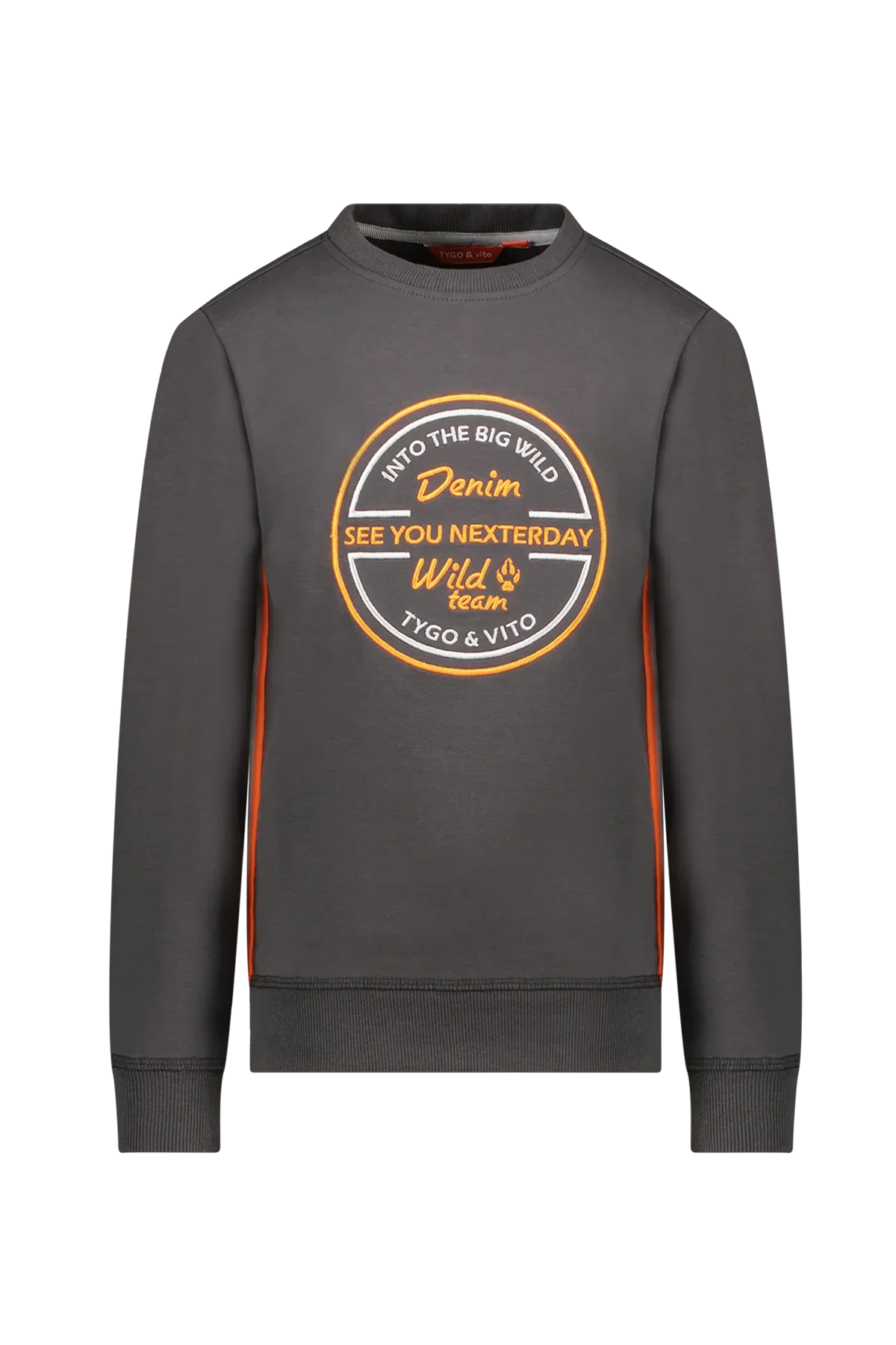 Sweater Sten Antraciet Grijs - TYGO&vito