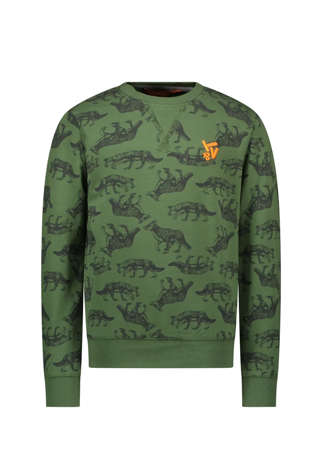 Sweater All-Overprint Jesse Olive - TYGO&vito