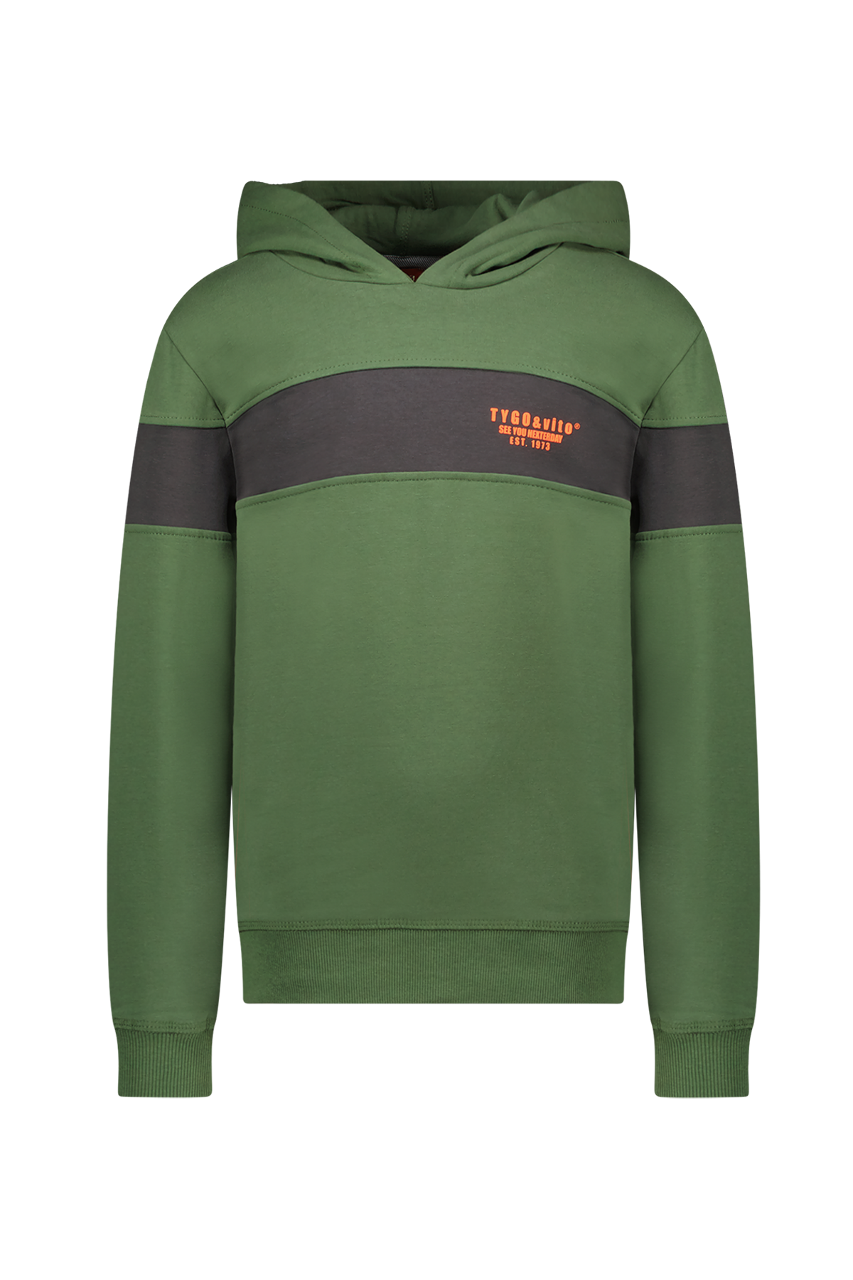 Hoodie Hidde Olive - TYGO&vito