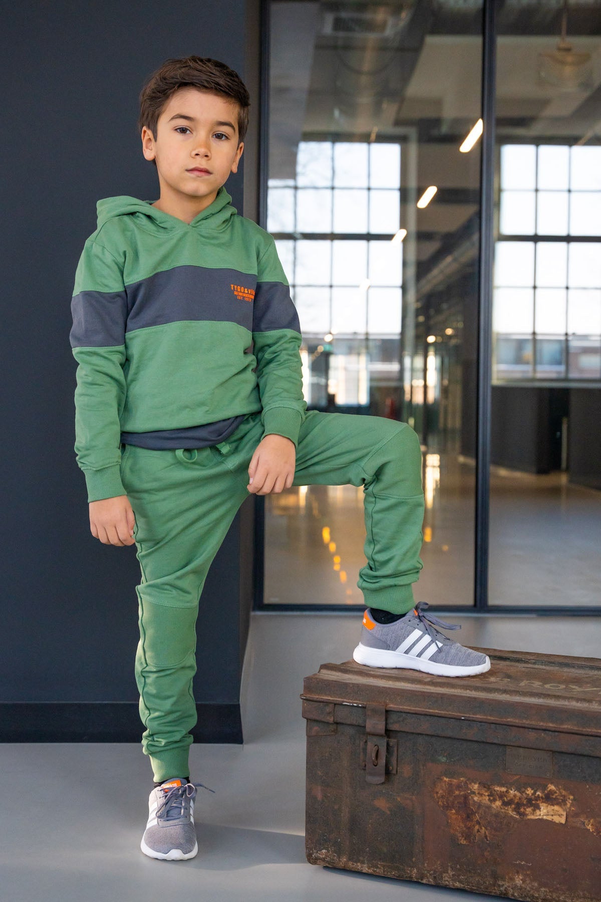 Hoodie Hidde Olive - TYGO&vito