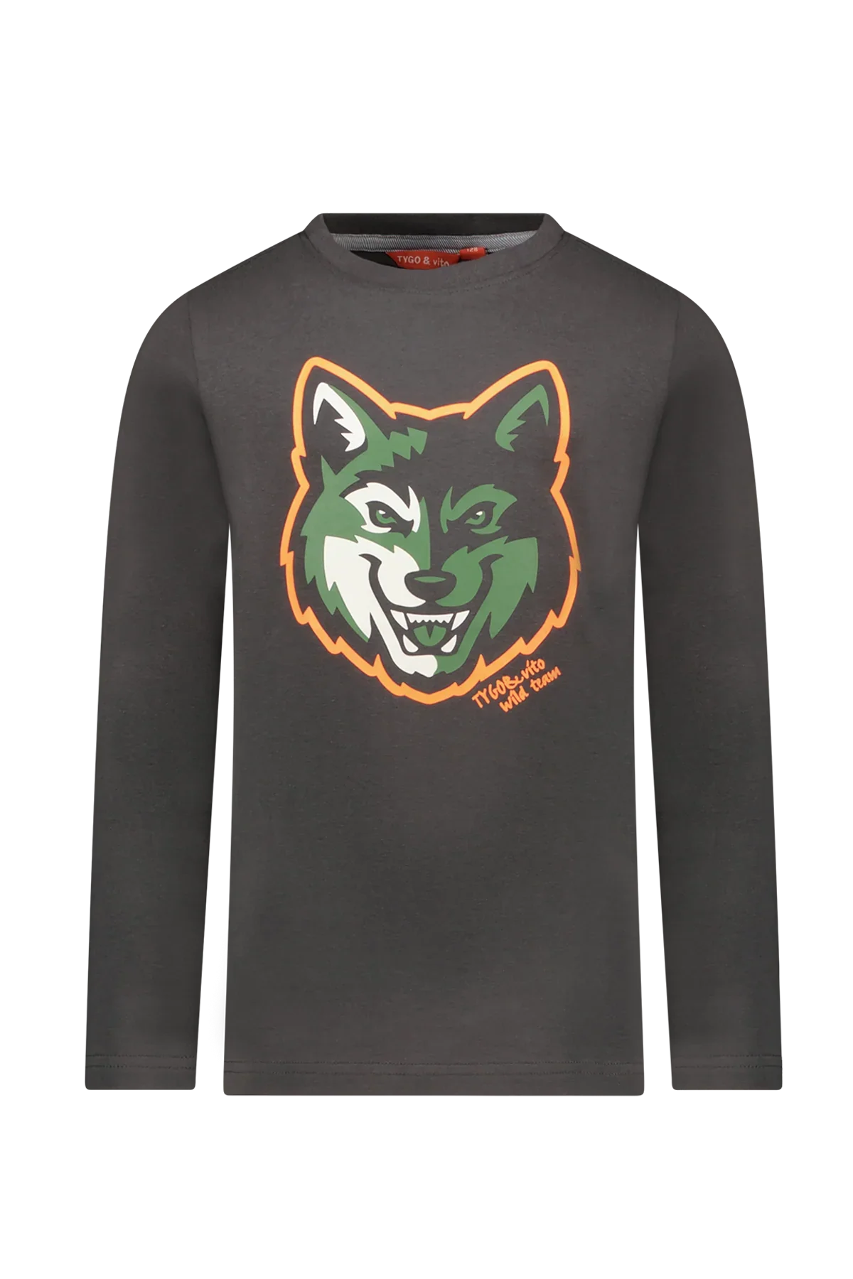 T-Shirt Lange Mouw Ryan Antraciet Grijs - TYGO&vito