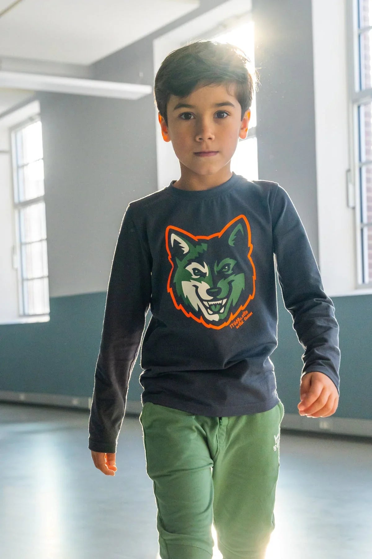 T-Shirt Lange Mouw Ryan Antraciet Grijs - TYGO&vito