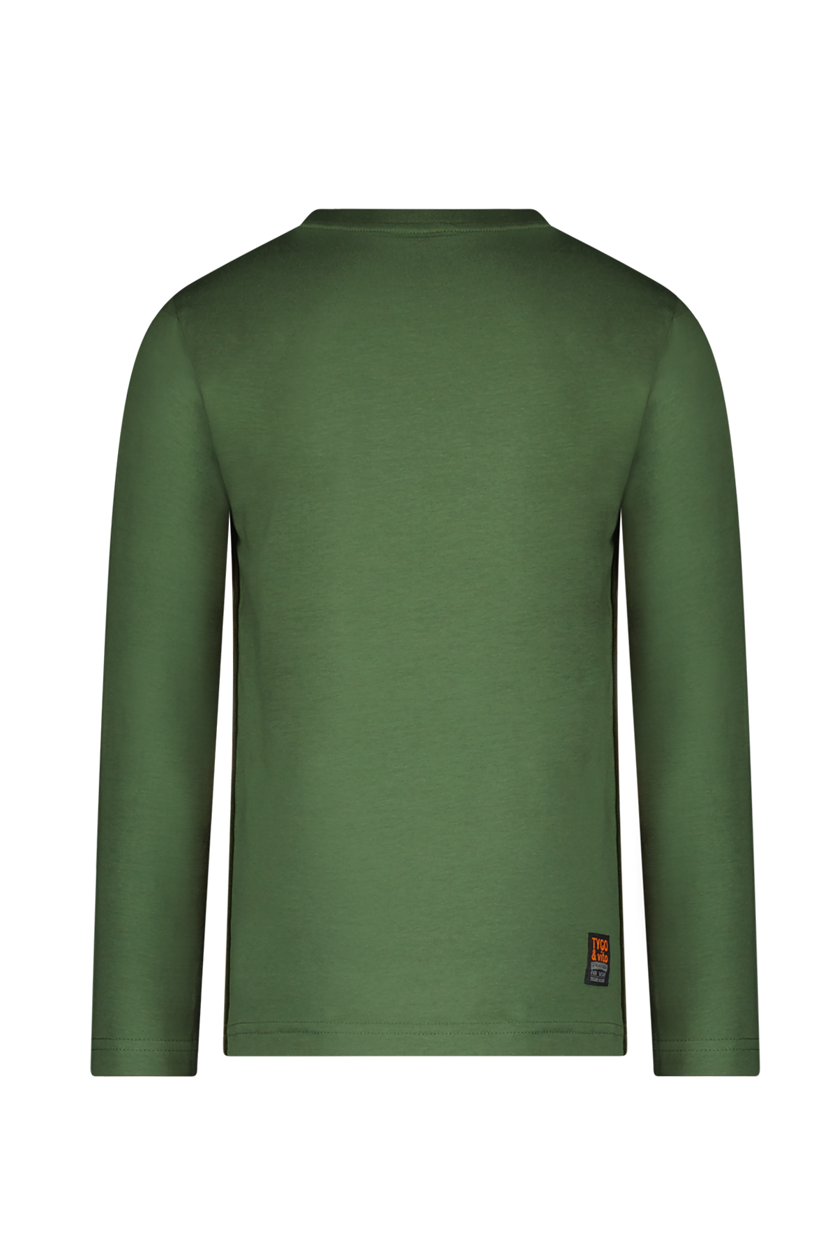 T-Shirt Lange Mouw Mason Olijf Groen - TYGO&vito