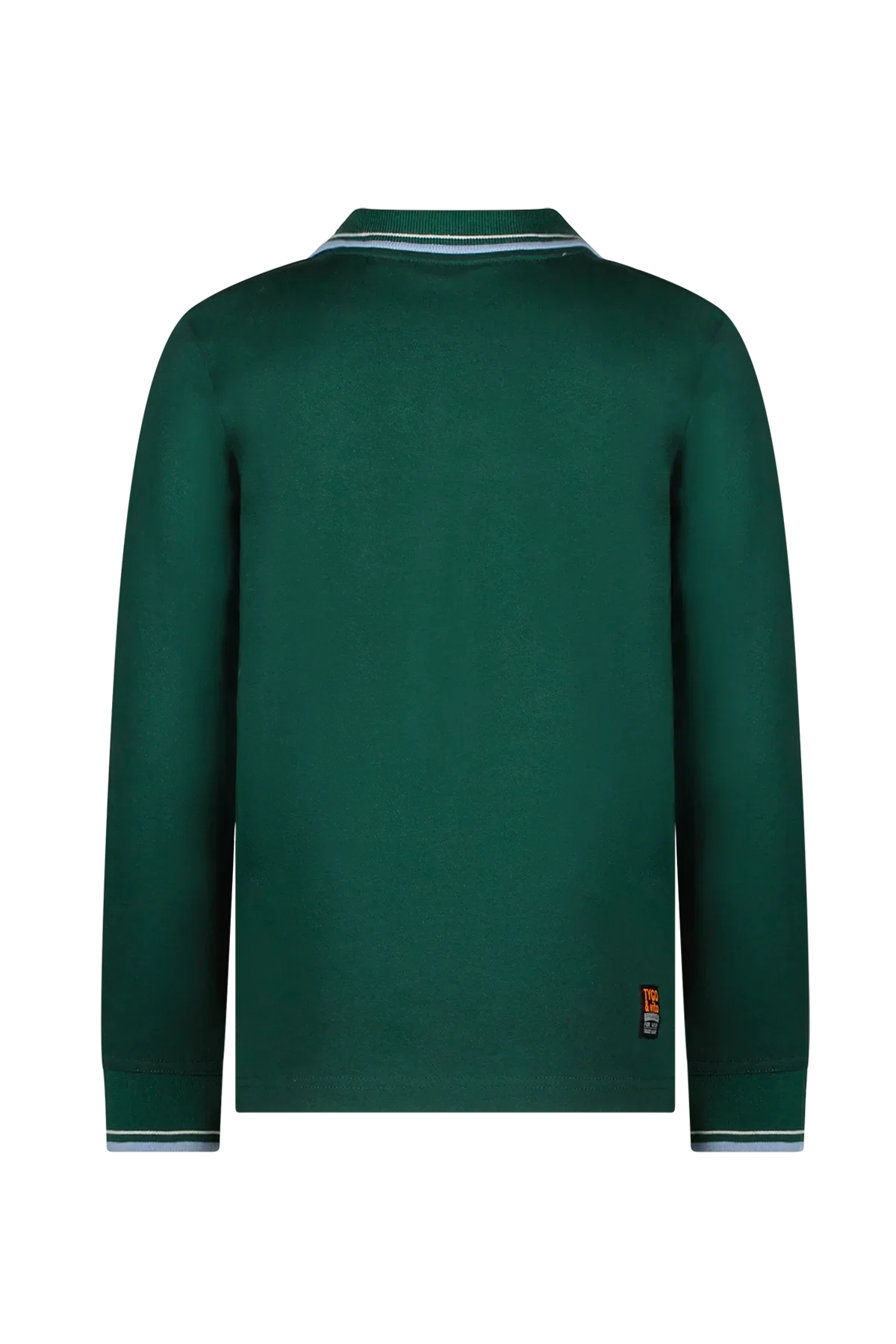 Polo T-Shirt Lange Mouw Milano Dark Green - TYGO&vito