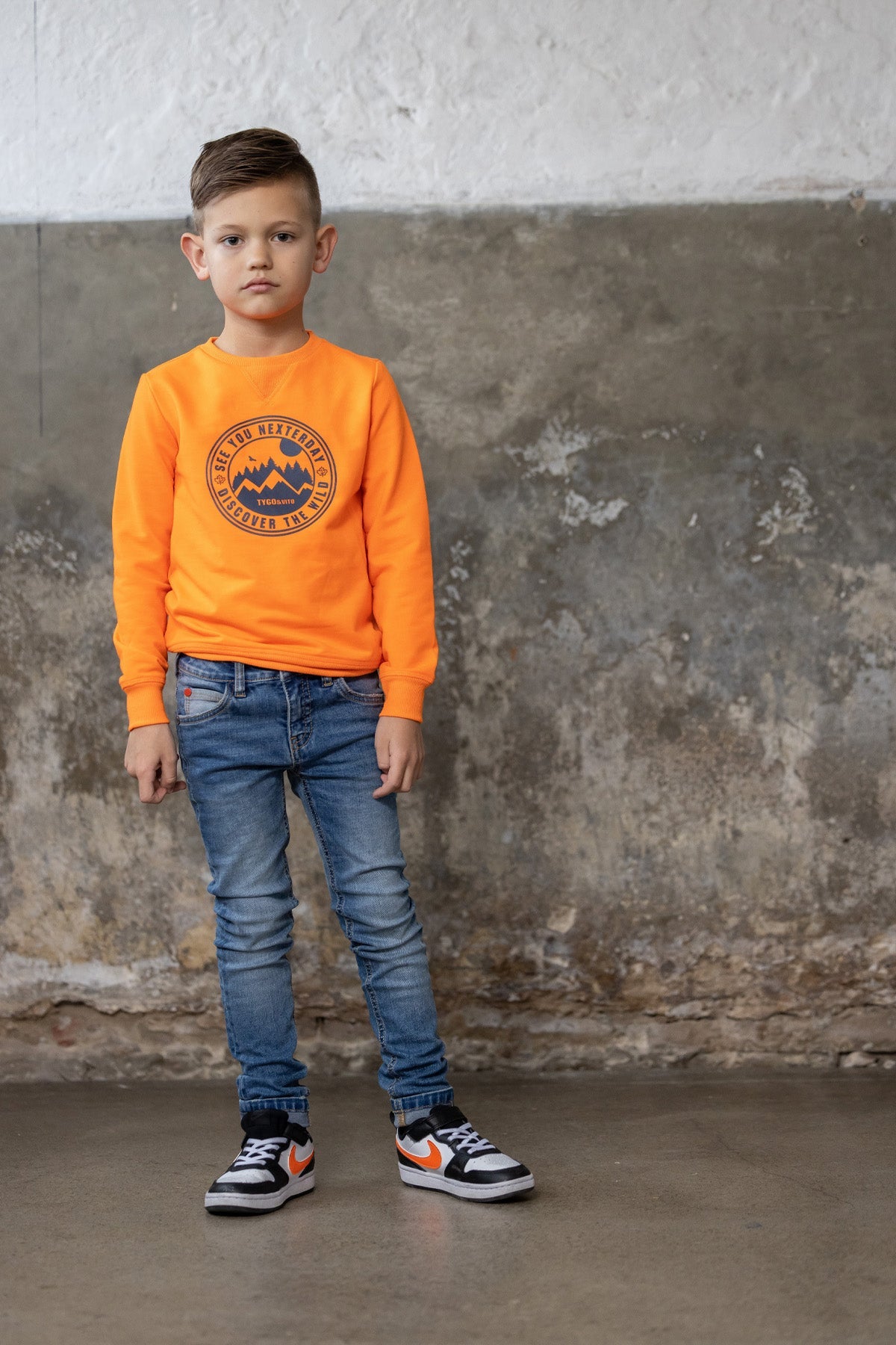 Sweater Neon Samir Neon Oranje - TYGO&vito