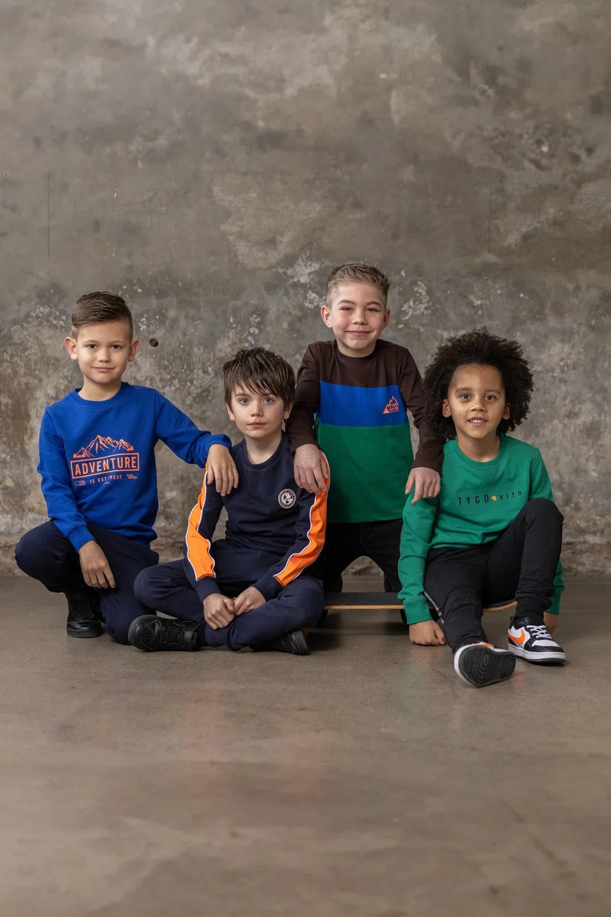 Sweater Sander Donker Blauw - TYGO&vito