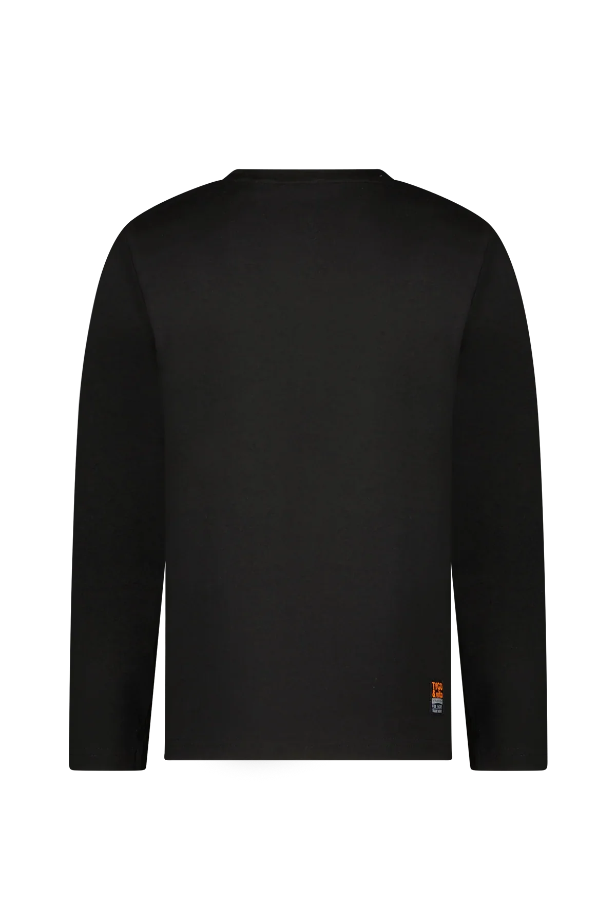 T-Shirt Lange Mouw Mason Zwart - TYGO&vito