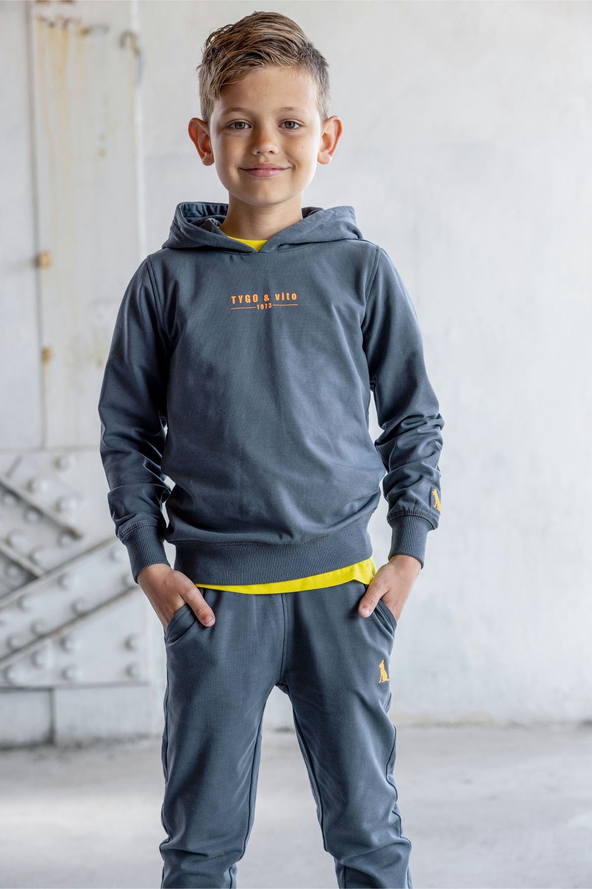 Hoodie Hugo Grijs - TYGO&vito