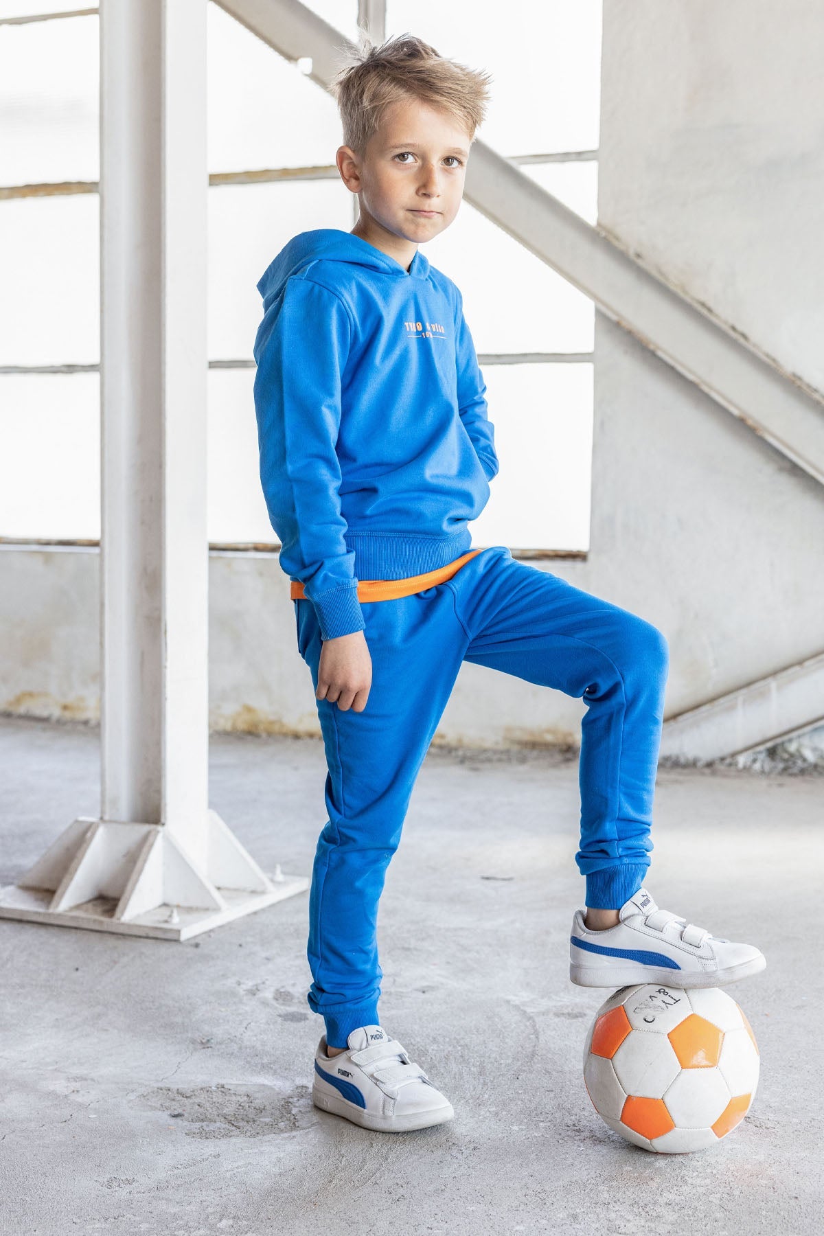 Jogpant Boaz Fel Blauw - TYGO&vito