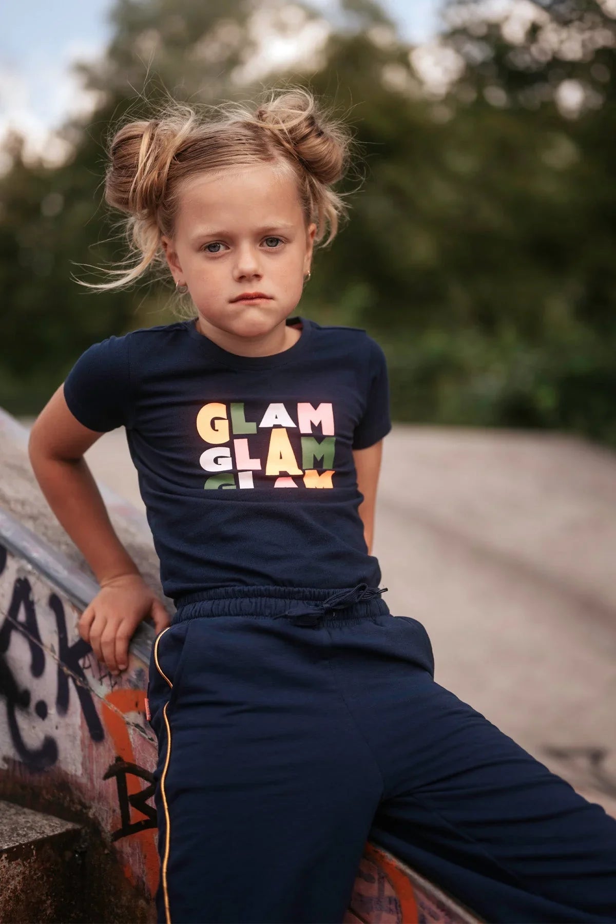 T-Shirt Jayla Donker Blauw - TYGO&vito