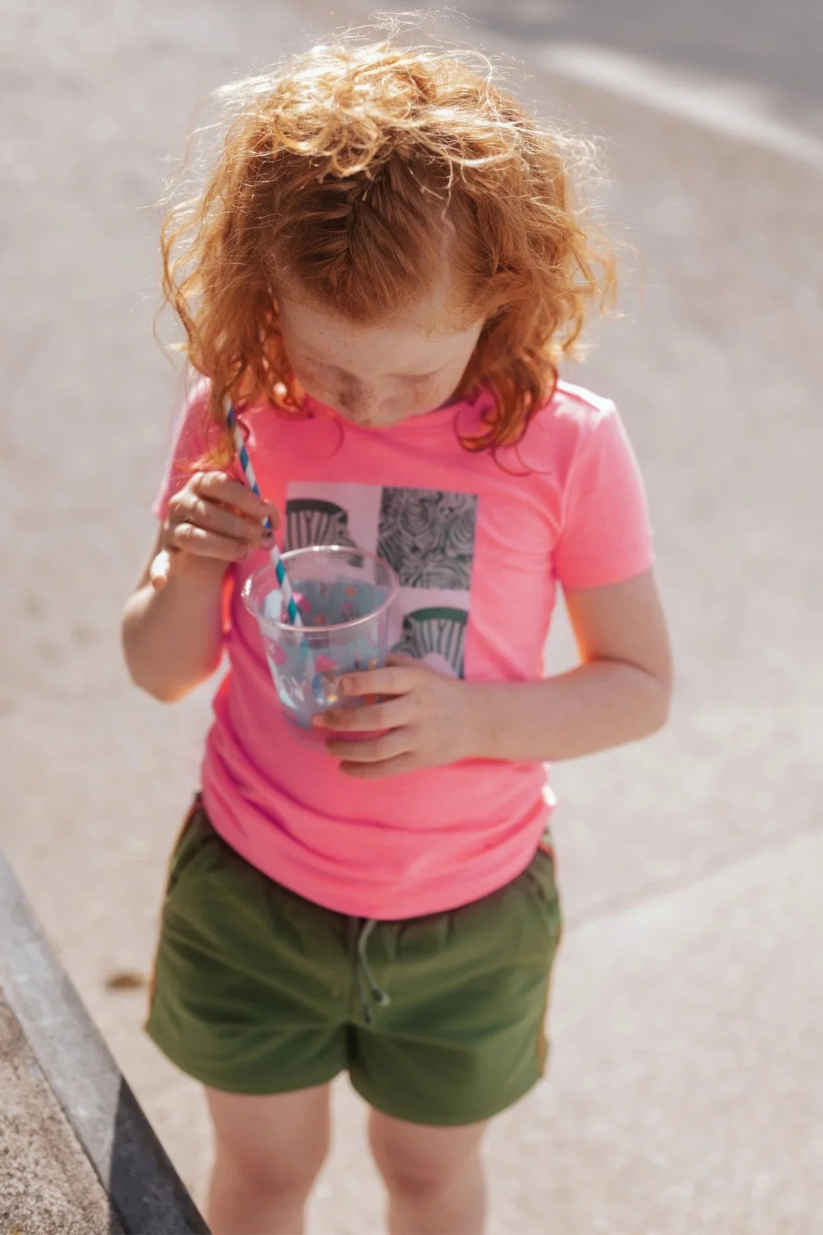 T-Shirt Jill Neon Roze - TYGO&vito