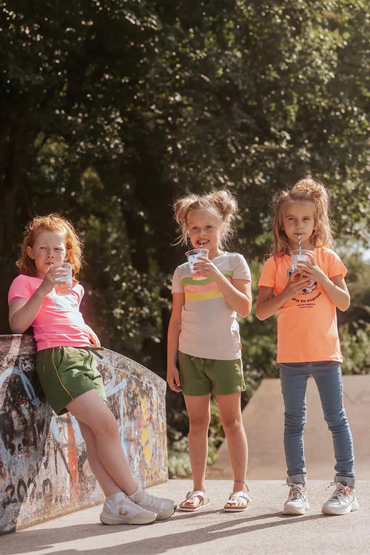 T-Shirt Jill Neon Roze - TYGO&vito