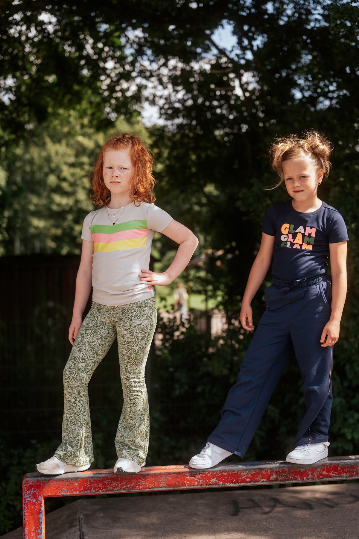 Flared Legging Poppy Groen - TYGO&vito