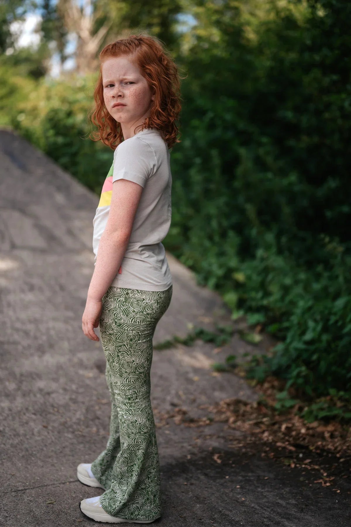 Flared Legging Poppy Groen - TYGO&vito