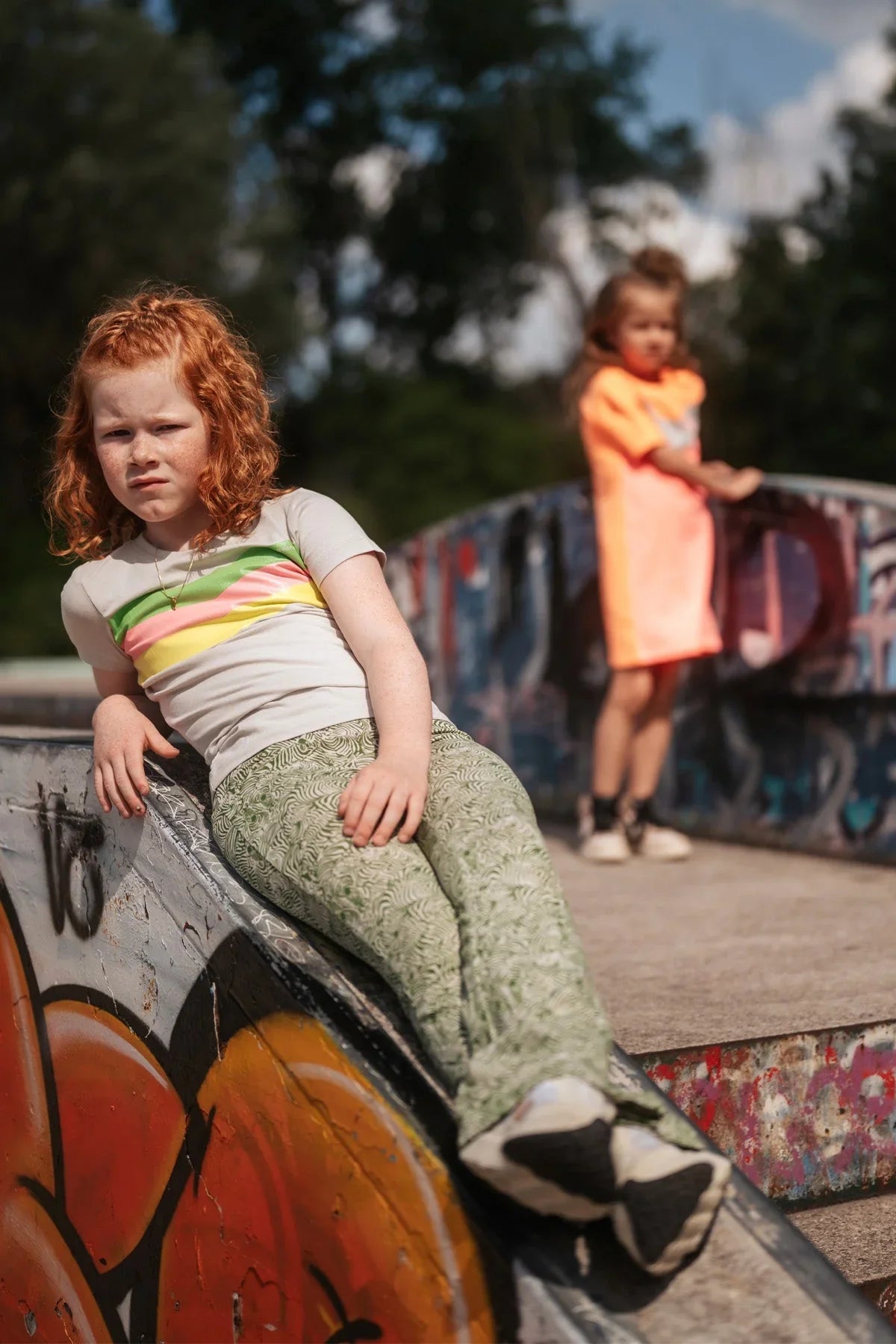 Flared Legging Poppy Groen - TYGO&vito