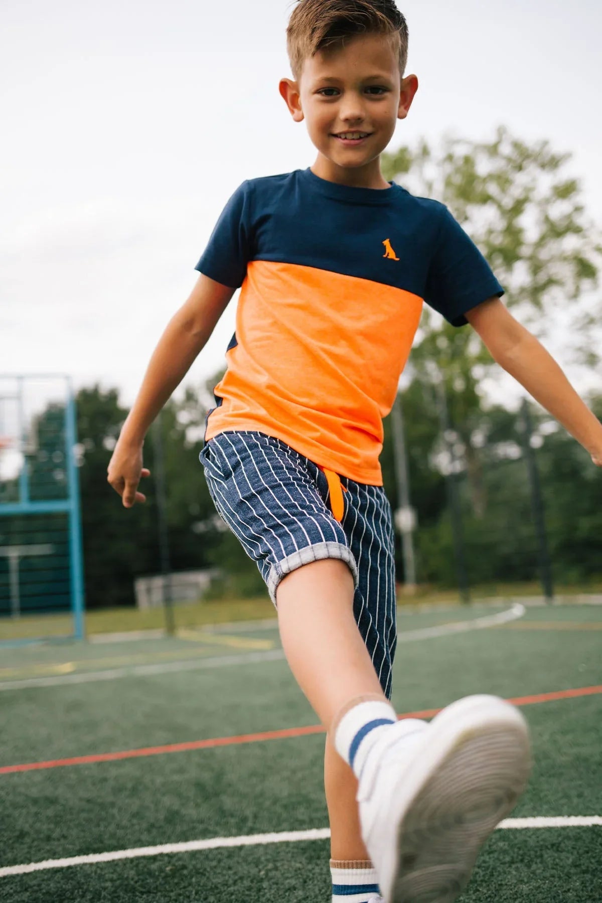 Jogshort Billy Donker Blauw - TYGO&vito