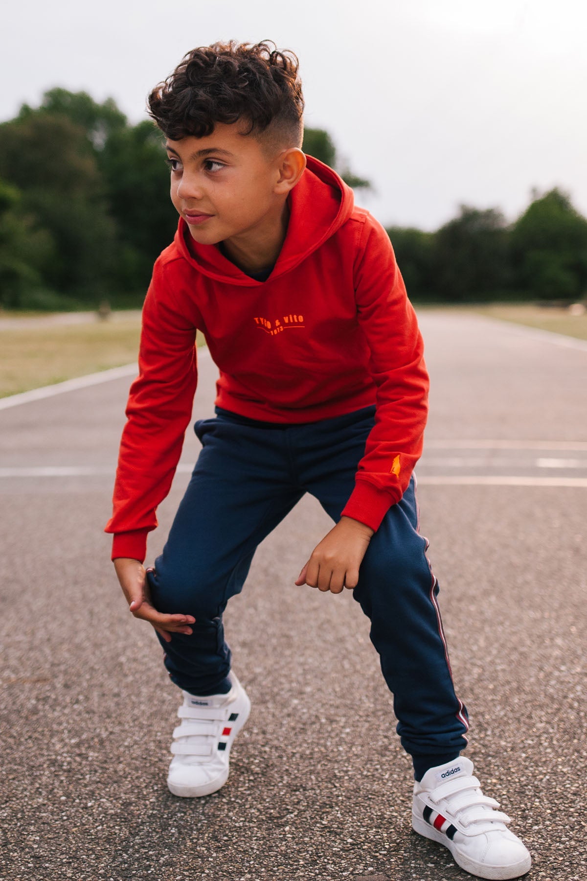 Jogpant Bas Donker Blauw - TYGO&vito