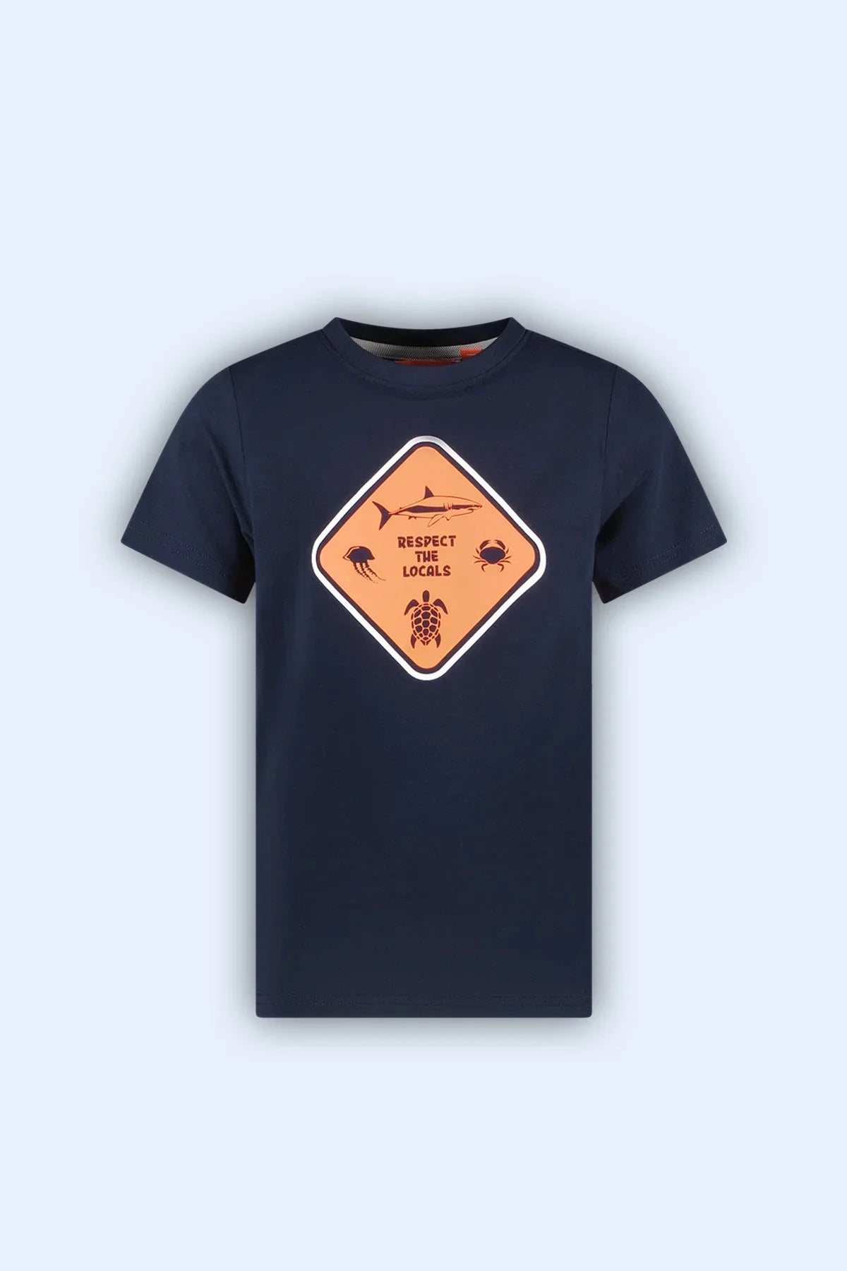 T-Shirt Wessel Donker Blauw - TYGO&vito