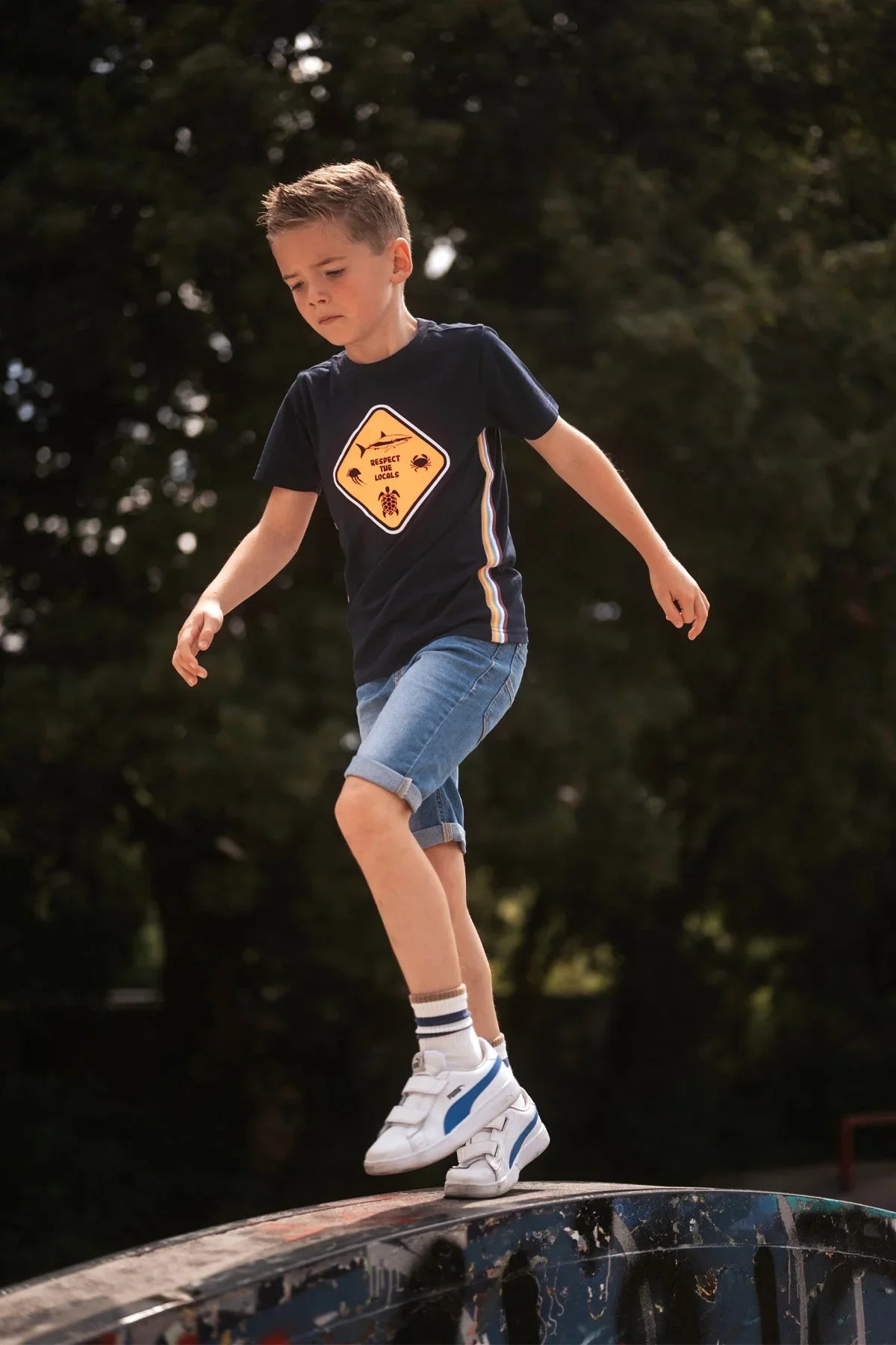 T-Shirt Wessel Donker Blauw - TYGO&vito