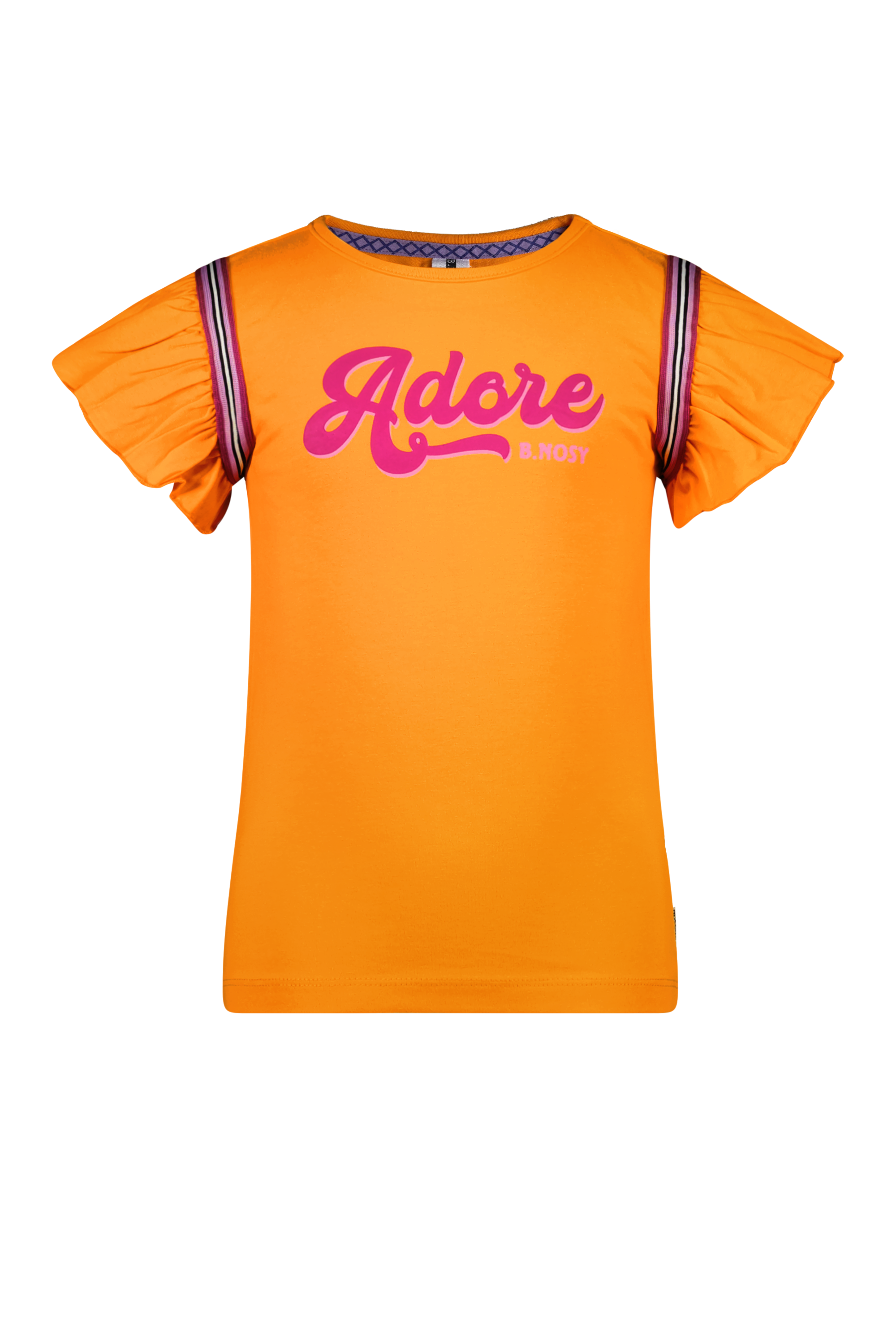 B.Nosy Girls Shirt W/ Rib At Armhole And Ruffle Sleeve Part