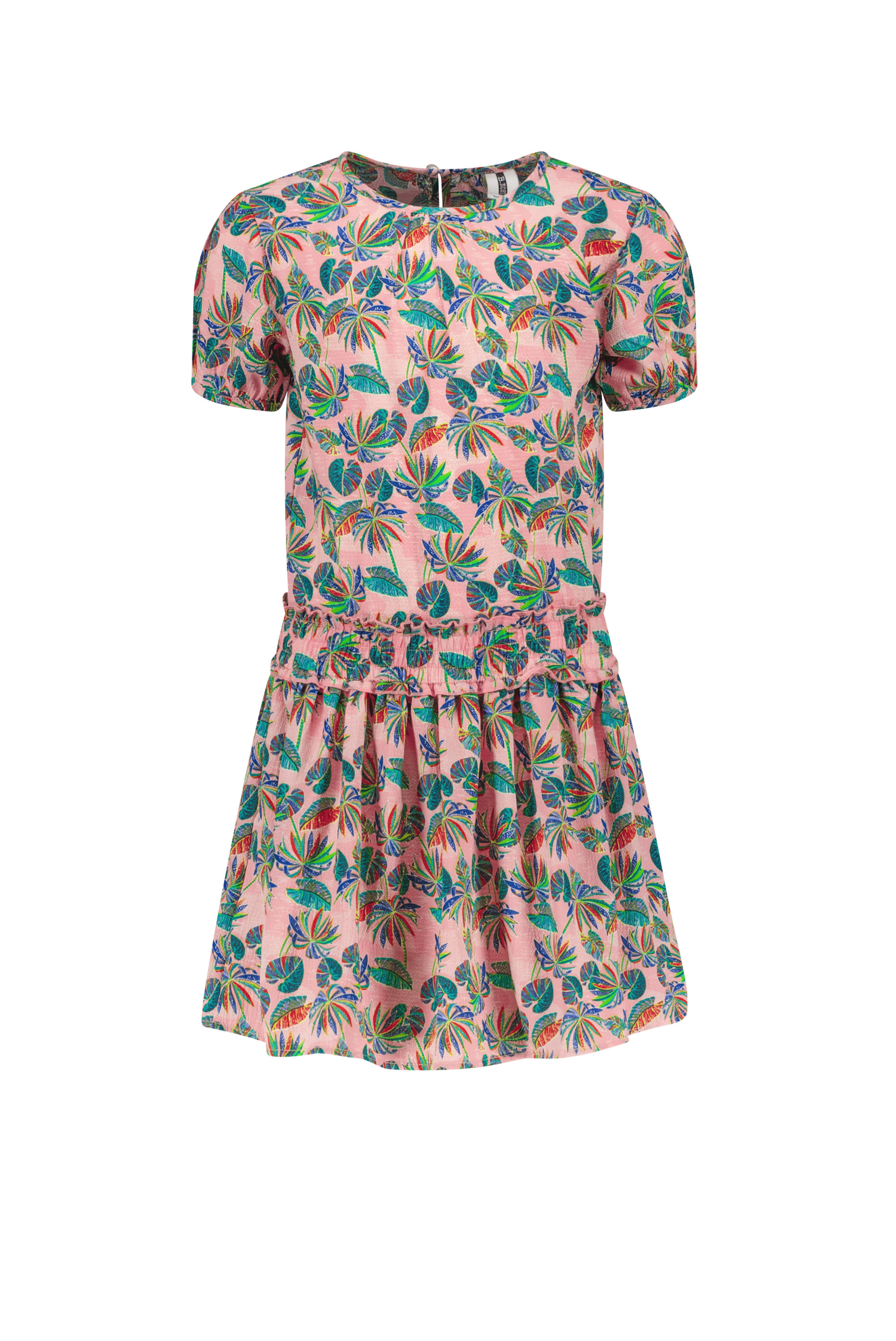B.Nosy Girls Dress W/ Smock In Wb