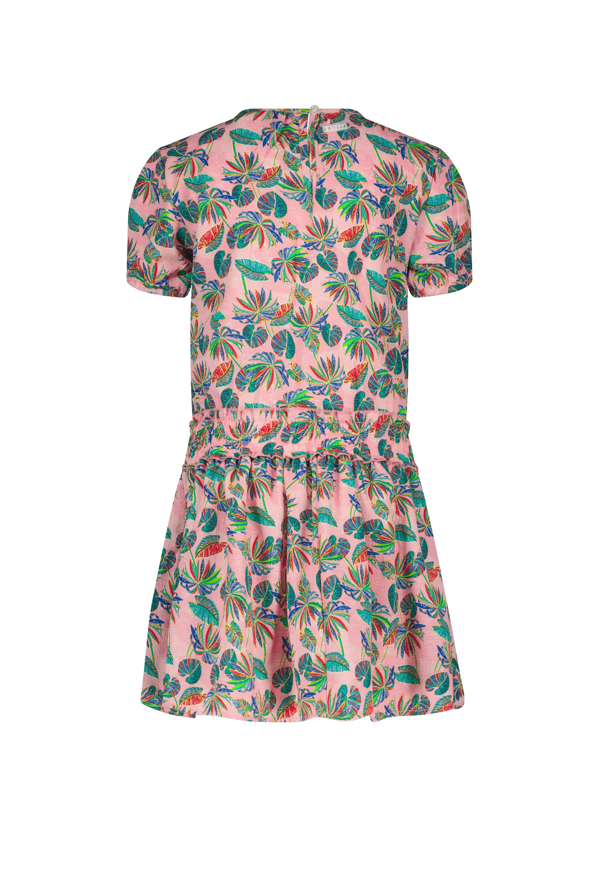 B.Nosy Girls Dress W/ Smock In Wb